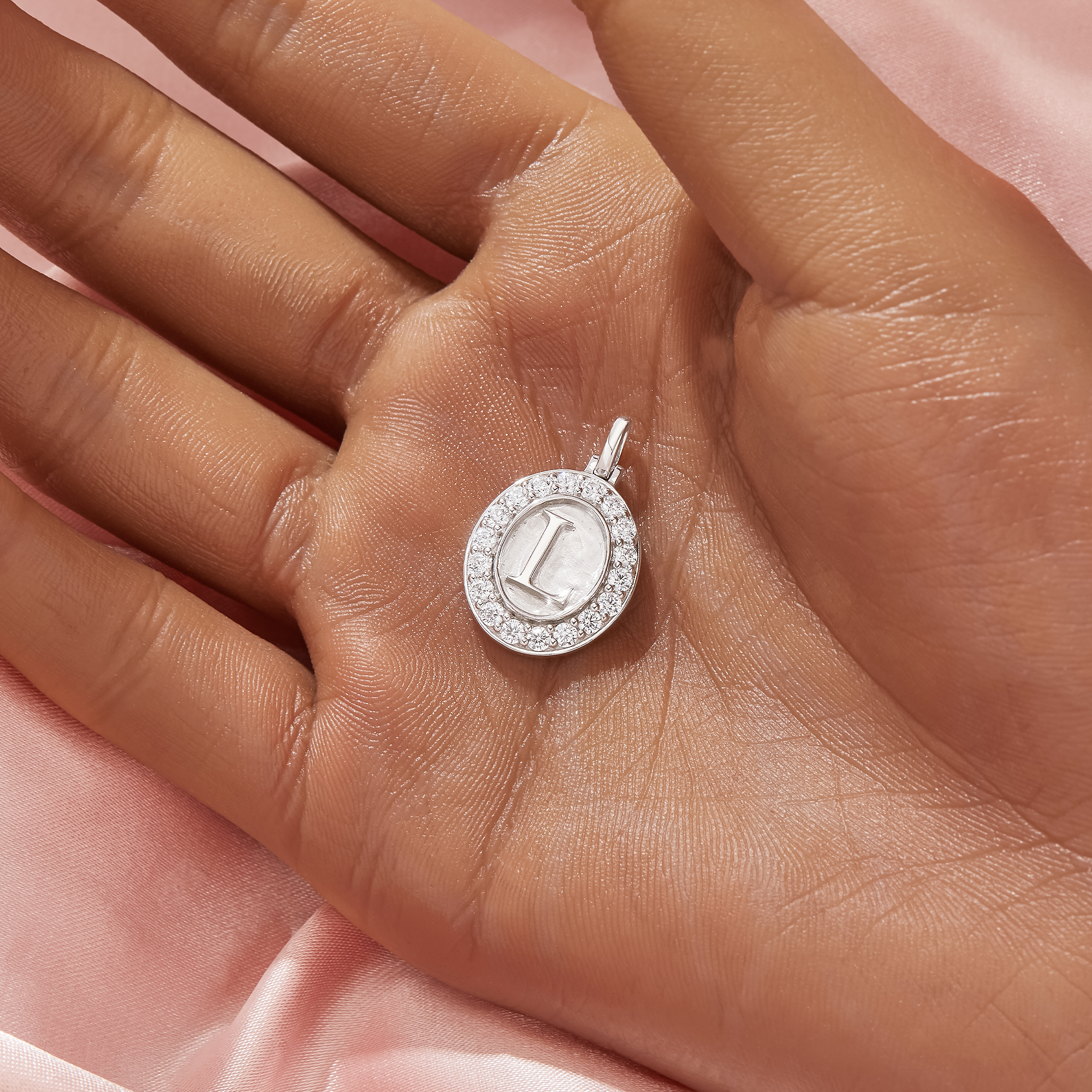 Initial Letter Keepsake Breast Milk Resin Pendant Bezel,Solid 925 Sterling Silver Charm,DIY Supplies 1421257