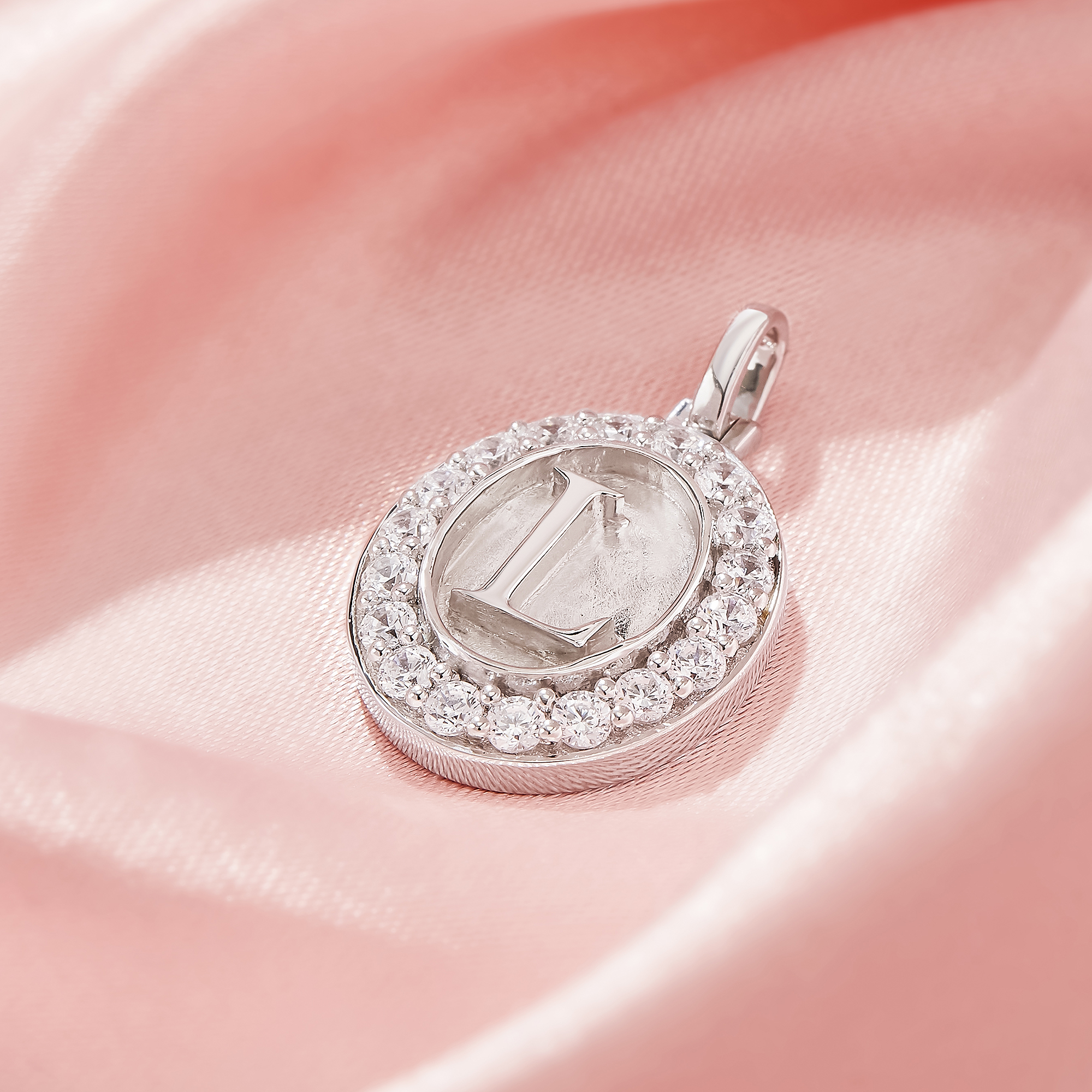 Initial Letter Keepsake Breast Milk Resin Pendant Bezel,Solid 925 Sterling Silver Charm,DIY Supplies 1421257