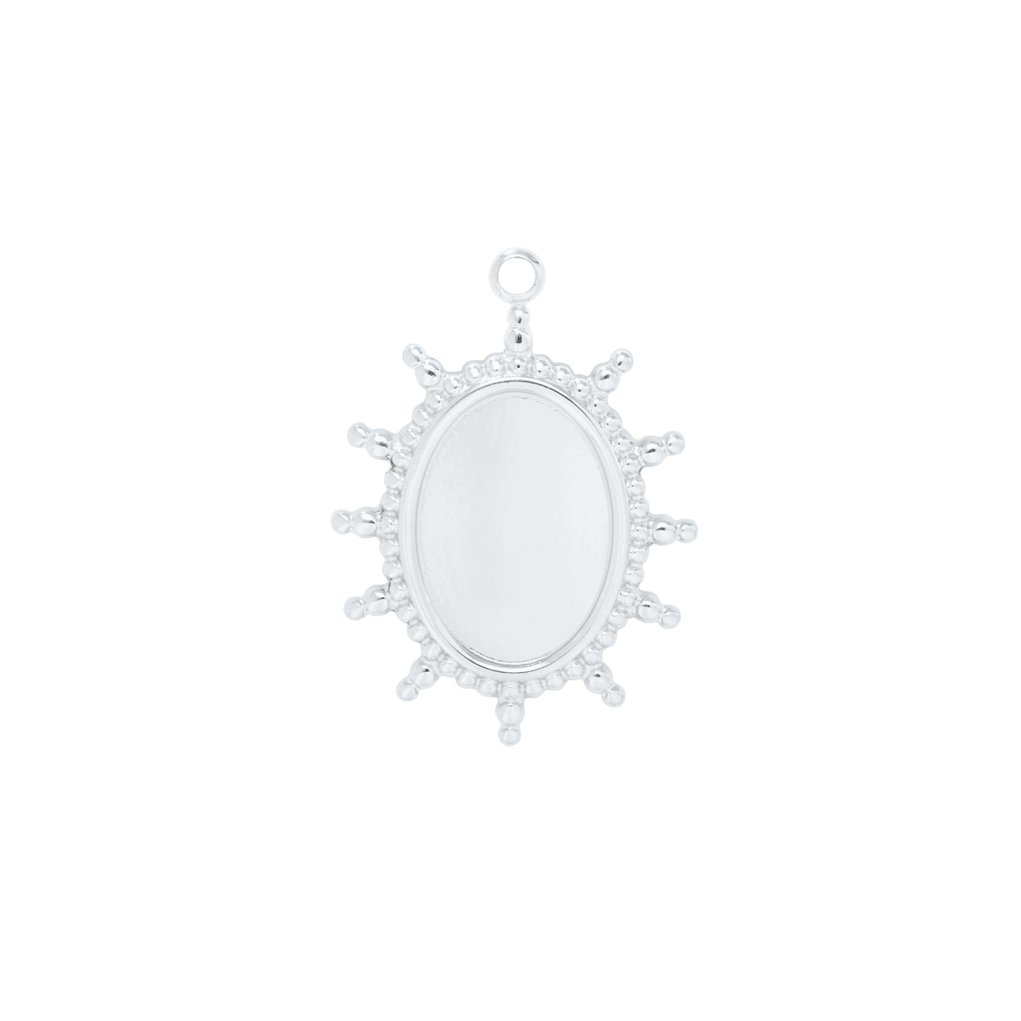 10x14MM Oval Bezel Stainless Steel Pendant Settings,Yellow Gold Silver Oval Pendant Charm,Sun Pendant,DIY Pendant Blank 1421268 - Click Image to Close