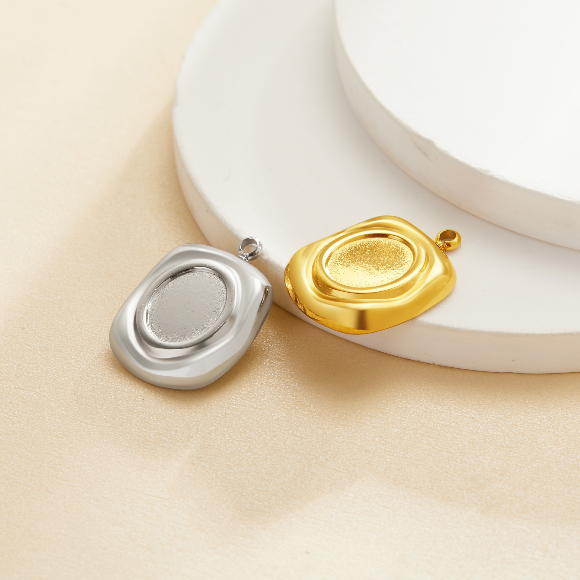 Keepsake Breast Milk Resin Oval Bezel Pendant Settings,Minimalist Stainless Steel Oval Pendant Charm,DIY Pendant Blank Supplies 1421273 - Click Image to Close