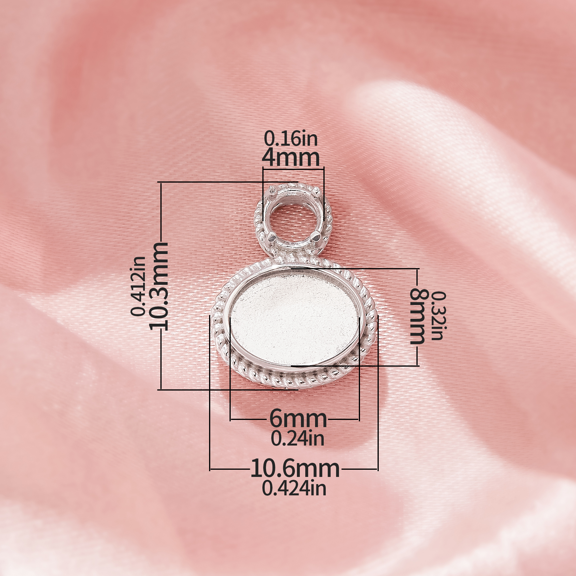 Keepsake Breast Milk Resin Oval Bezel Pendant Settings,Solid 14K 18K Gold Pendant Charm,Art Deco Oval Pendant,DIY Pendant Supplies 1421279