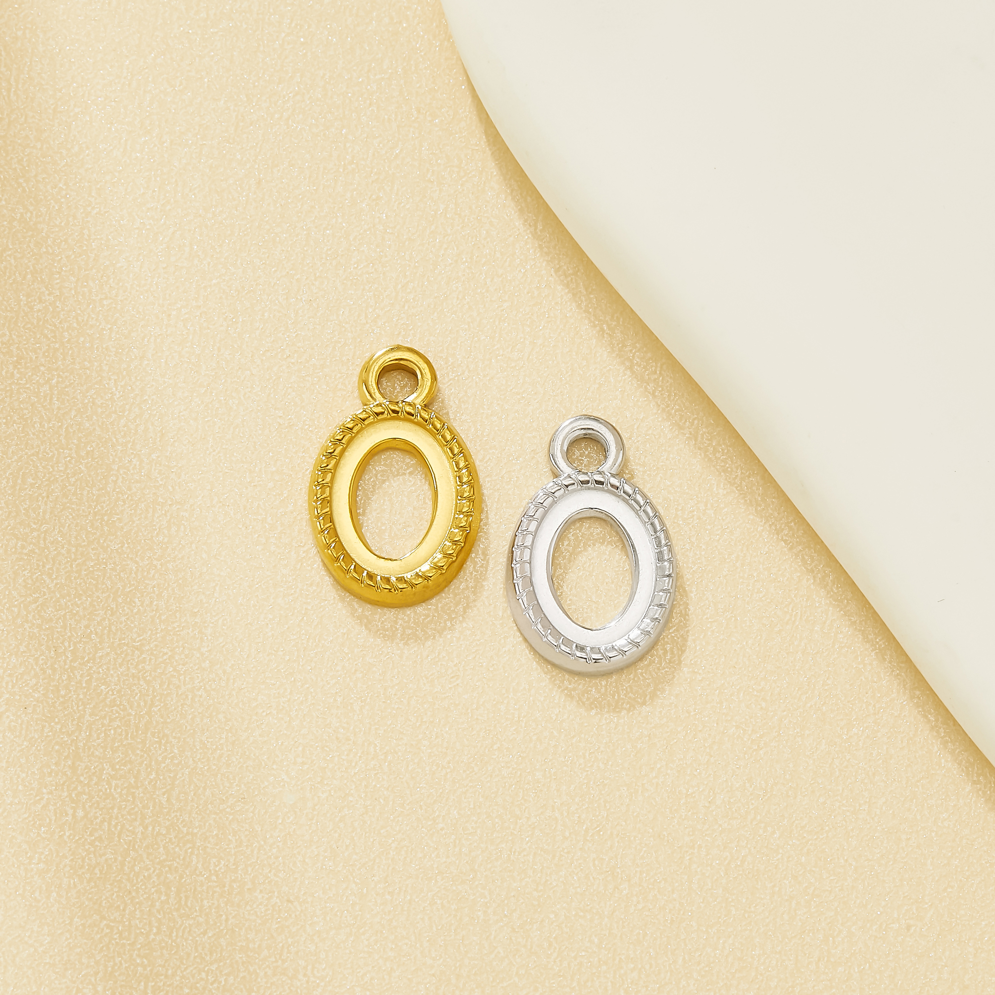 6x8mm Oval Frame Blank Pendant Settings,304L Stainless Steel Charm Bezel,Art Deco Pendant Charm,DIY Jewelry Making Supplies 1421315