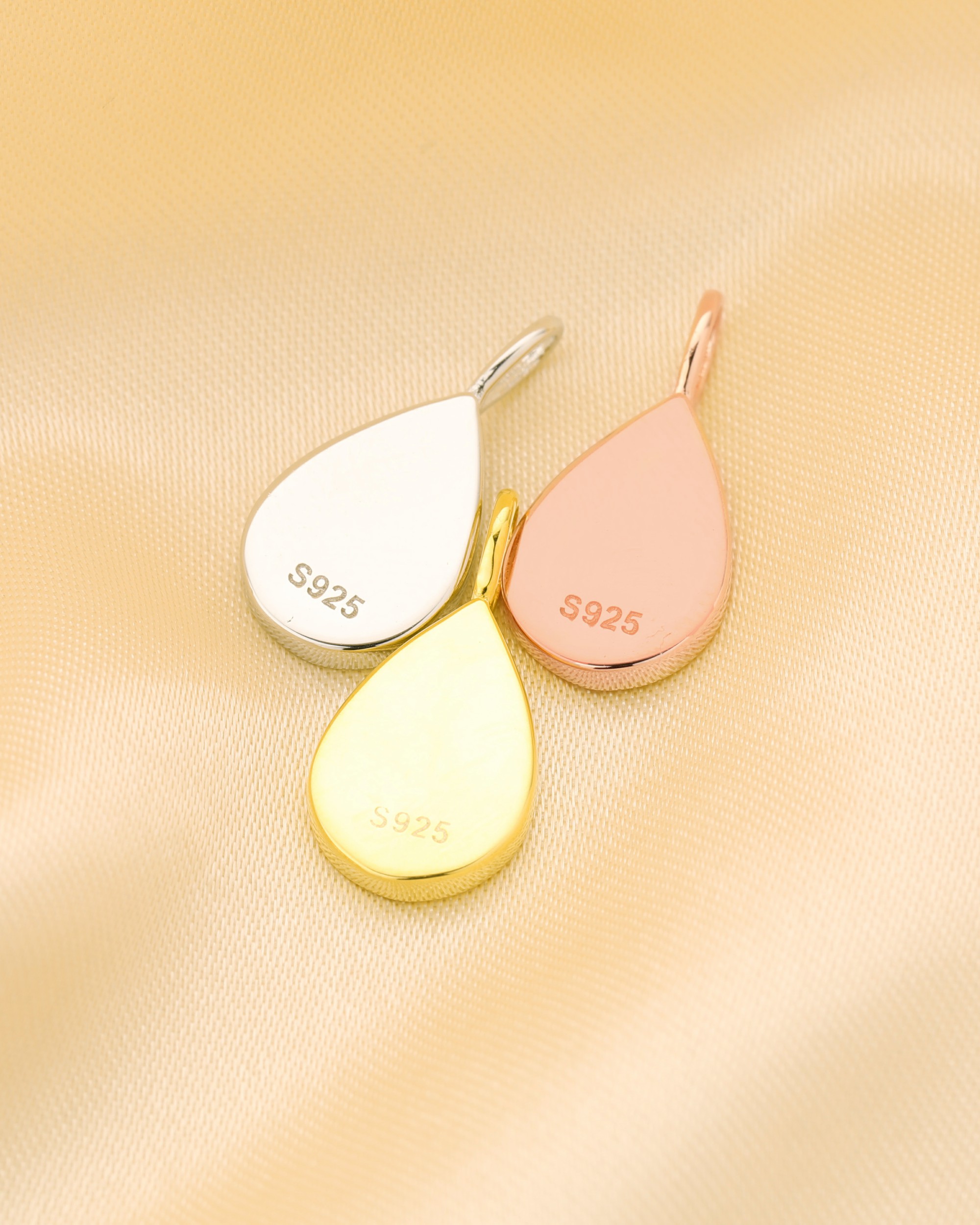 8x12MM Breast Milk Resin Pear Solid Back Pendant Bezel Settings,Solid 925 Sterling Silver Rose Gold Plated Pendant,DIY Memory Jewelry 1431164 - Click Image to Close