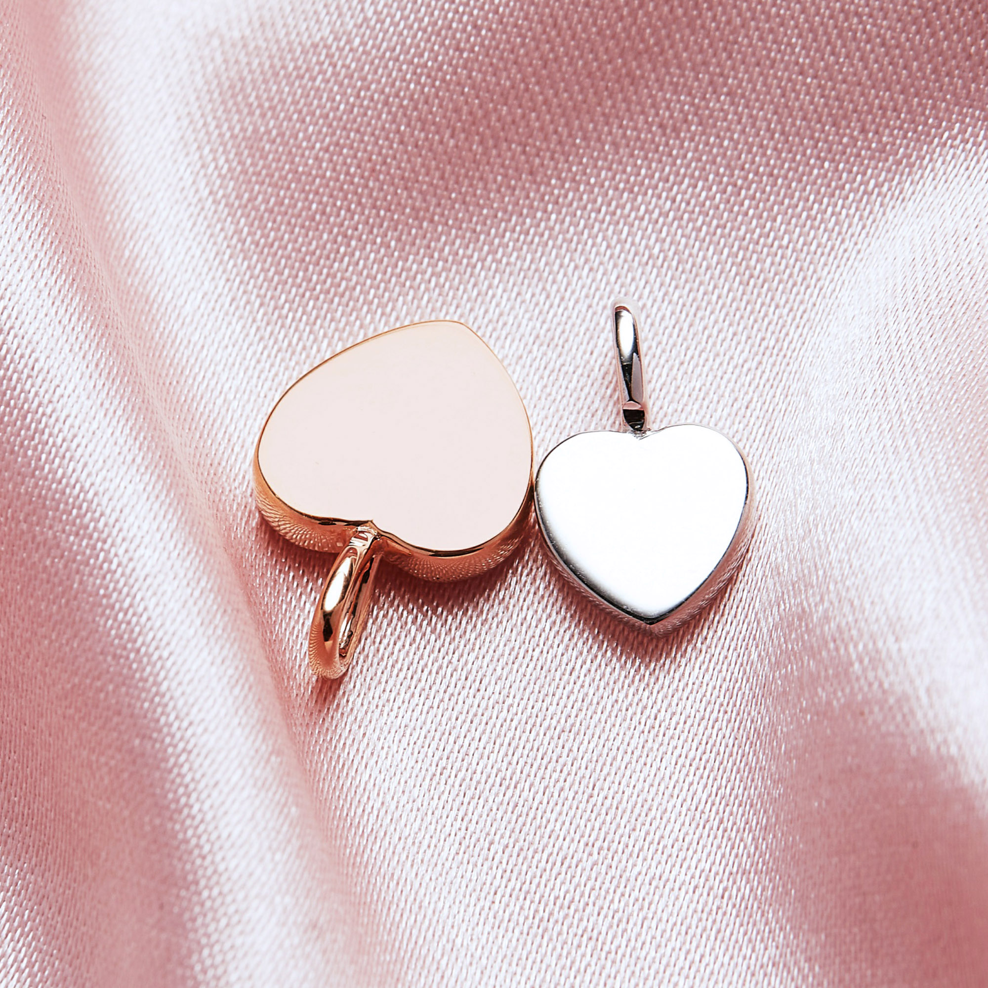 Keepsake Breast Milk Resin Heart Solid Back Pendant Bezel Settings,Solid 14K 18K Gold Pendant,Simple Charm,DIY Memory Jewelry Supplies 1431253 - Click Image to Close