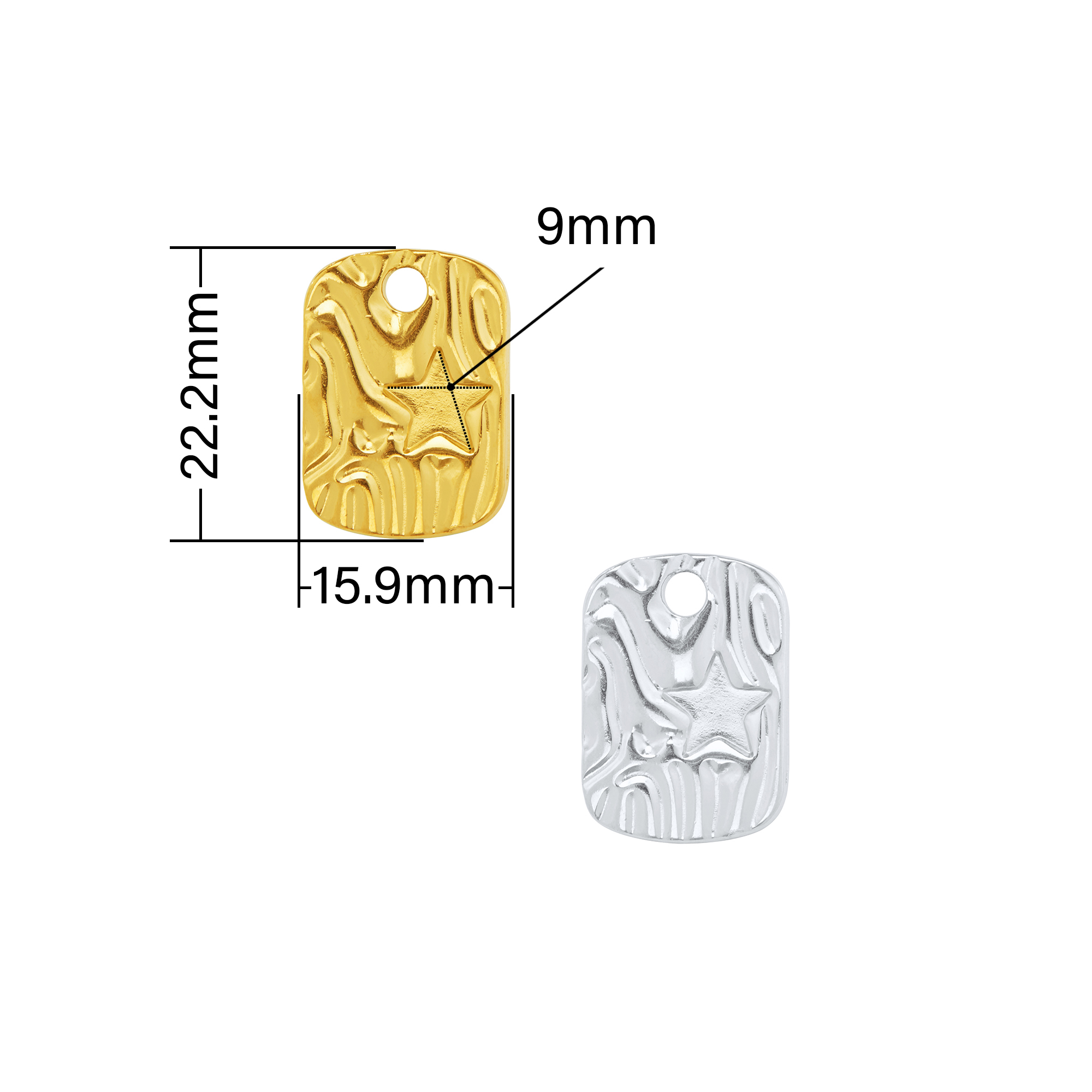 9MM Keepsake Breast Milk Resin Star Bezel Pendant Settings,Yellow Gold Plated Stainless Steel Star Pendant Charm,DIY Pendant Blank 1431442 - Click Image to Close