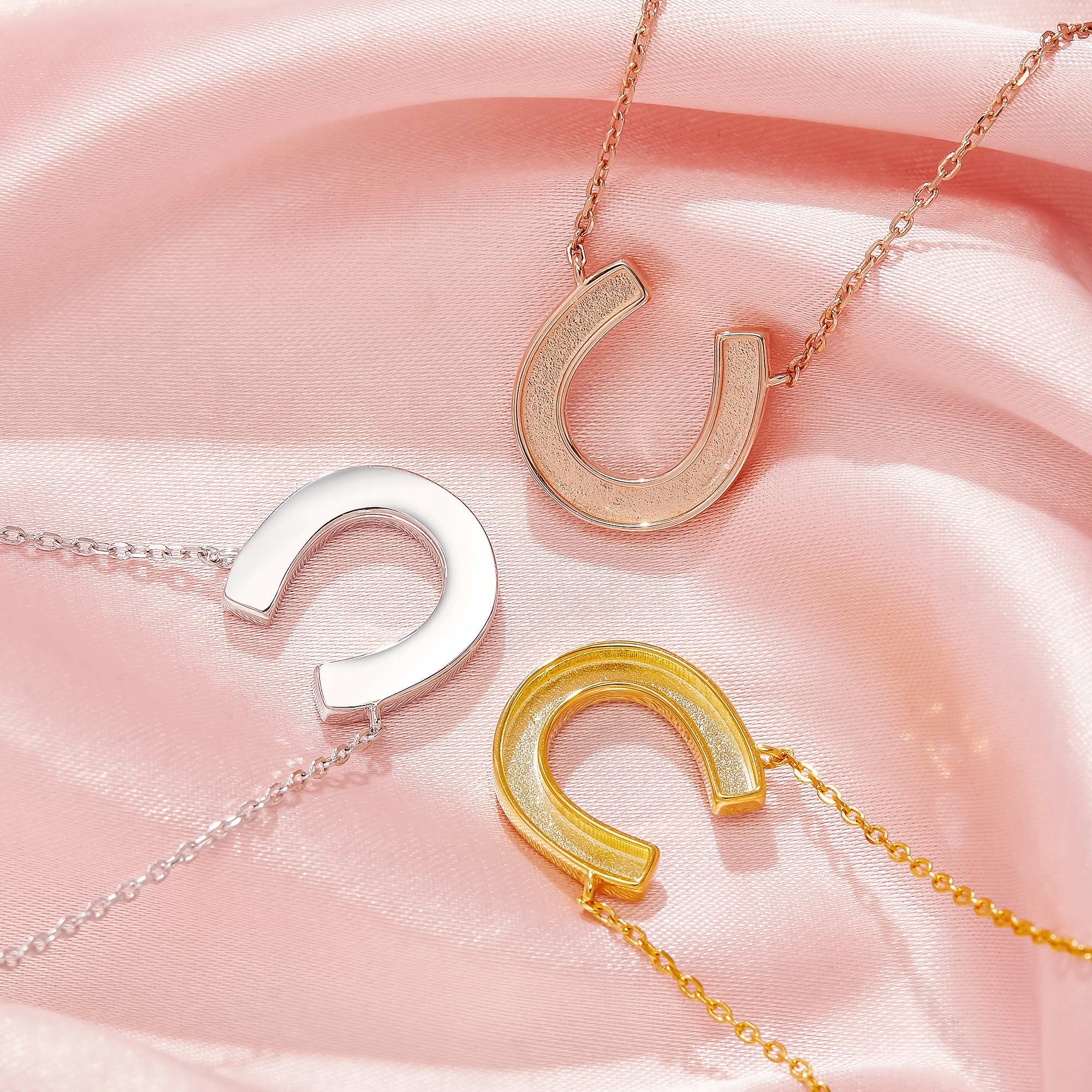 Keepsake Breast Milk Resin Horse Shoe U Bezel Pendant Necklace Settings,Solid 14K 18K Gold Necklace 16''+2'' Extension Chain 1431463 - Click Image to Close