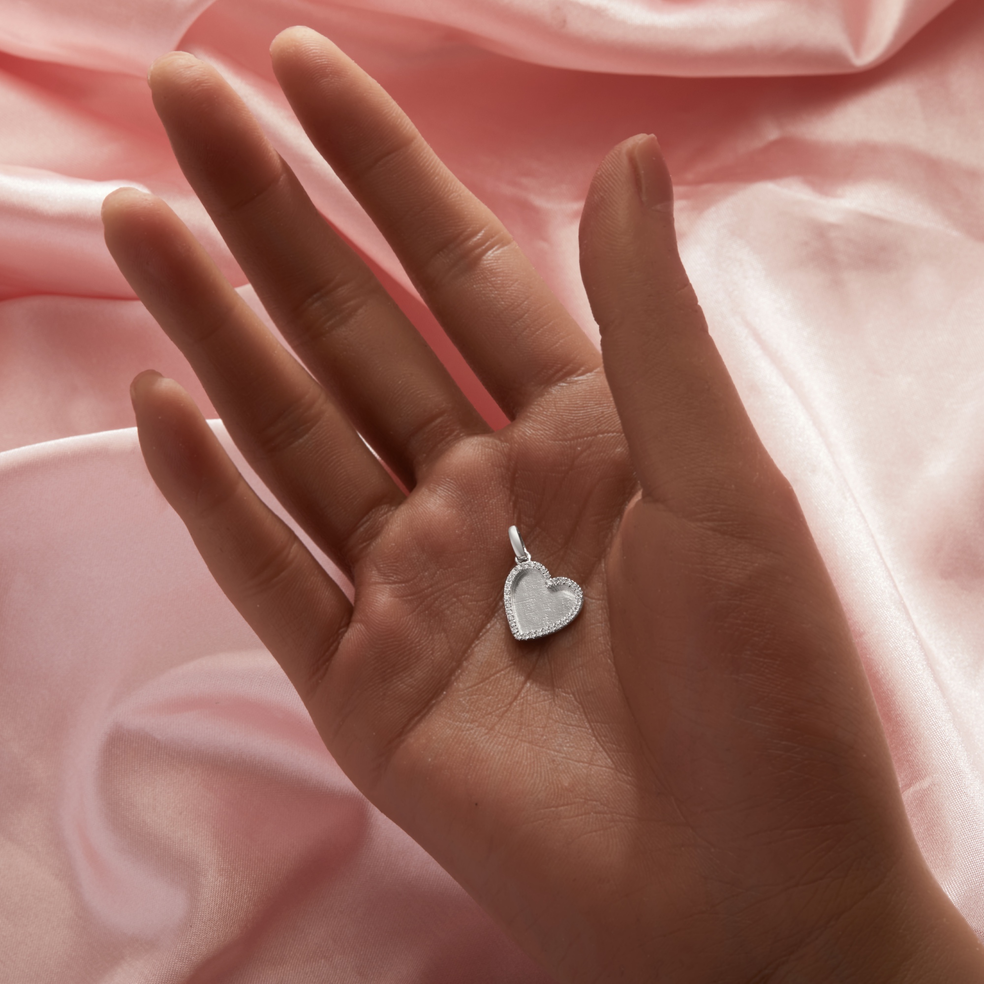 10MM Keepsake Breast Milk Resin Heart Bezel Pendant Settings,Solid 14K 18K Gold Pendant Charm,Moissanite Art Deco Pendant,DIY Pendant Supplies 1431501 - Click Image to Close