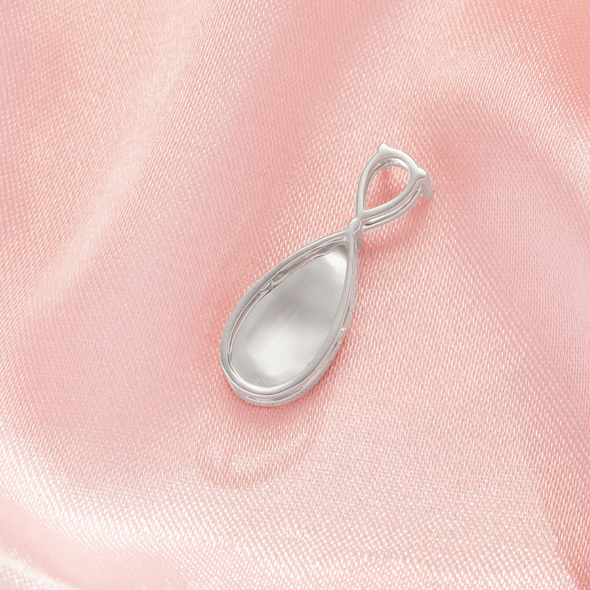 6x12MM Keepsake Breast Milk Resin Pear Bezel Pendant Settings With 4x6MM Pear Prong Settings,Solid 925 Sterling Silver Pendant Charm,DIY Pendant Supplies 1431502