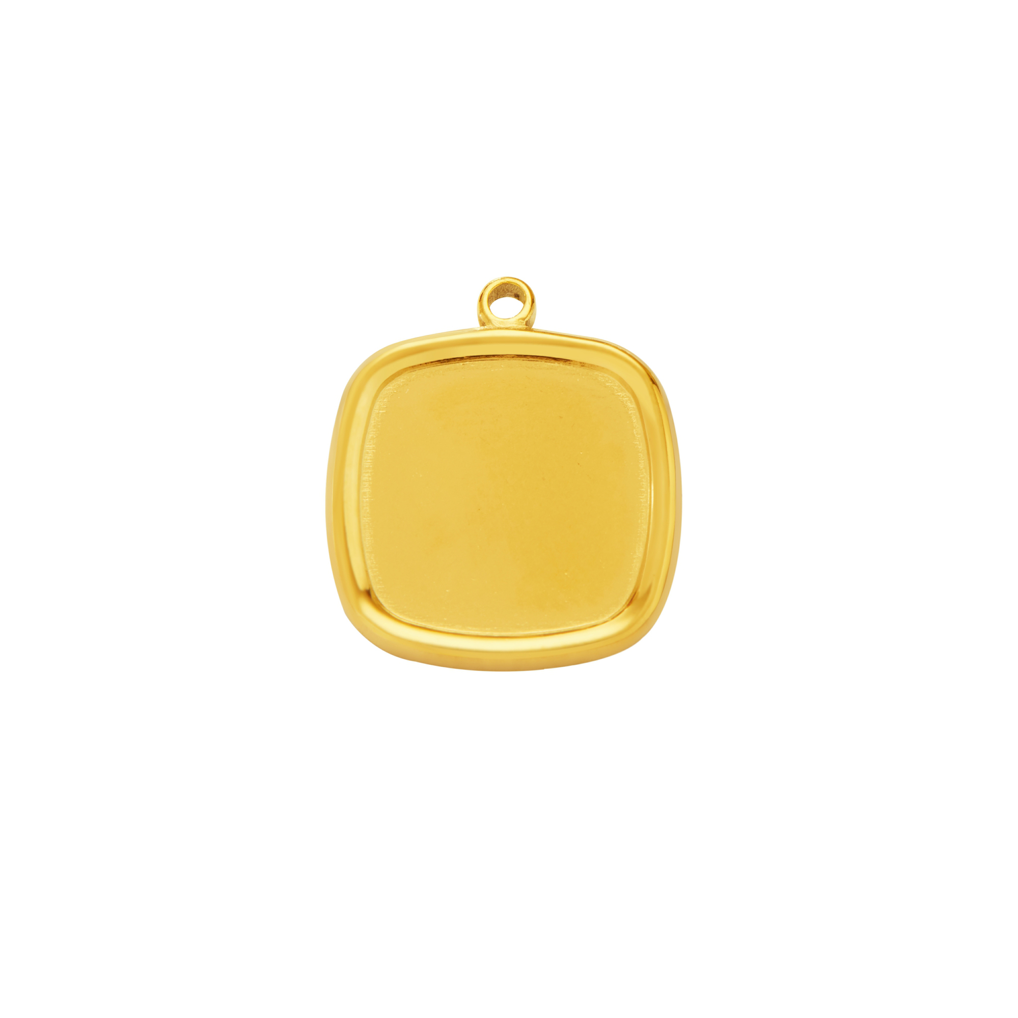 13MM Cushion Square Stainless Steel Pendant Settings,Yellow Gold Silver Flower Pendant Charm,Simple Square Pendant,DIY Pendant Blank Supplies 1431515 - Click Image to Close