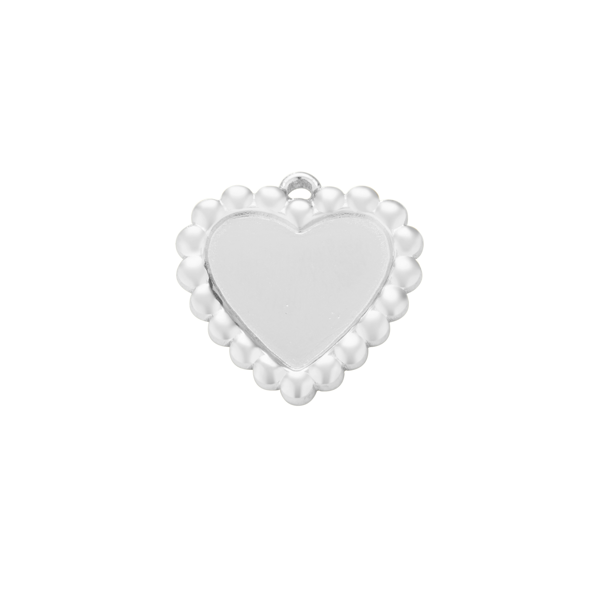 10x12MM Heart Bezel Stainless Steel Pendant Settings,Yellow Gold Silver Heart Pendant Charm,Art Deco Pendant,DIY Pendant Blank Supplies 1431517