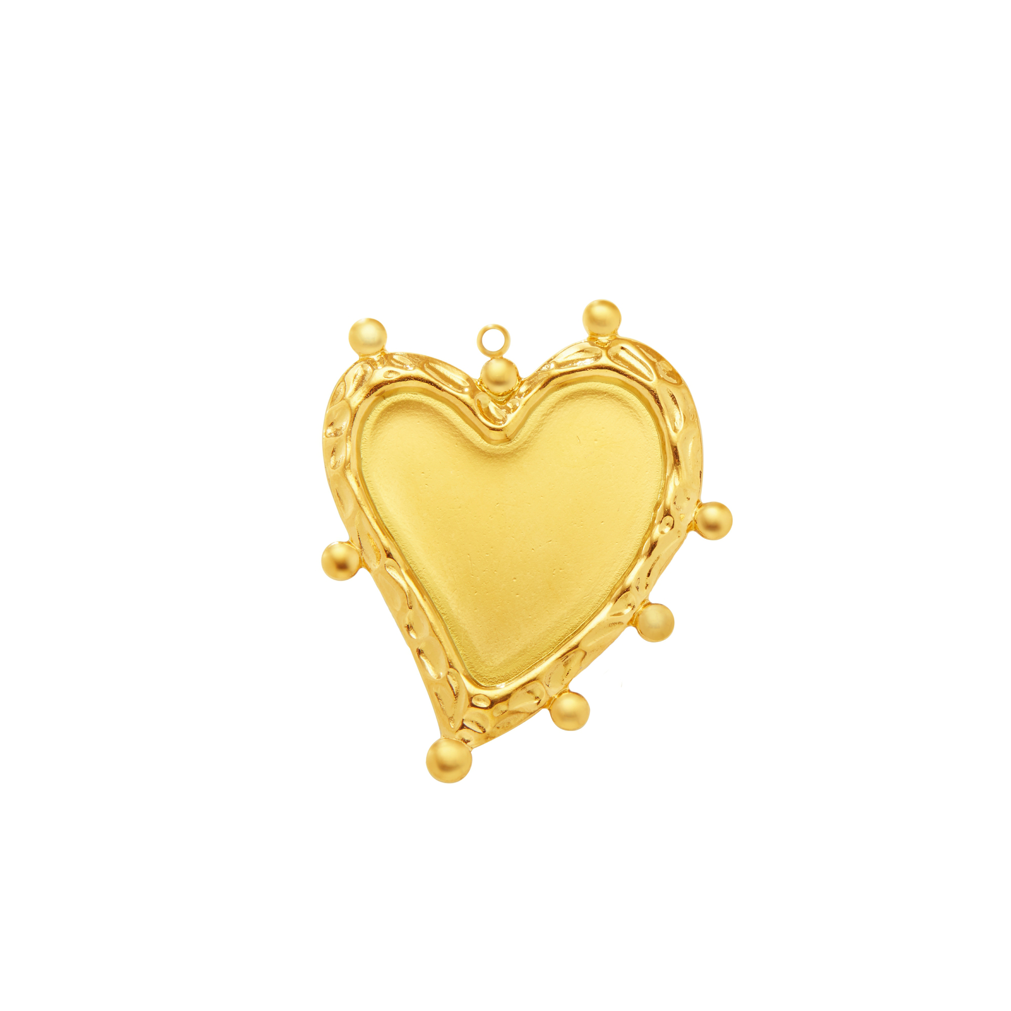21x26MM Heart Bezel Stainless Steel Pendant Settings,Yellow Gold Rhodium Pendant Charm,Art Deco Pendant,DIY Pendant Blank Supplies 1431520