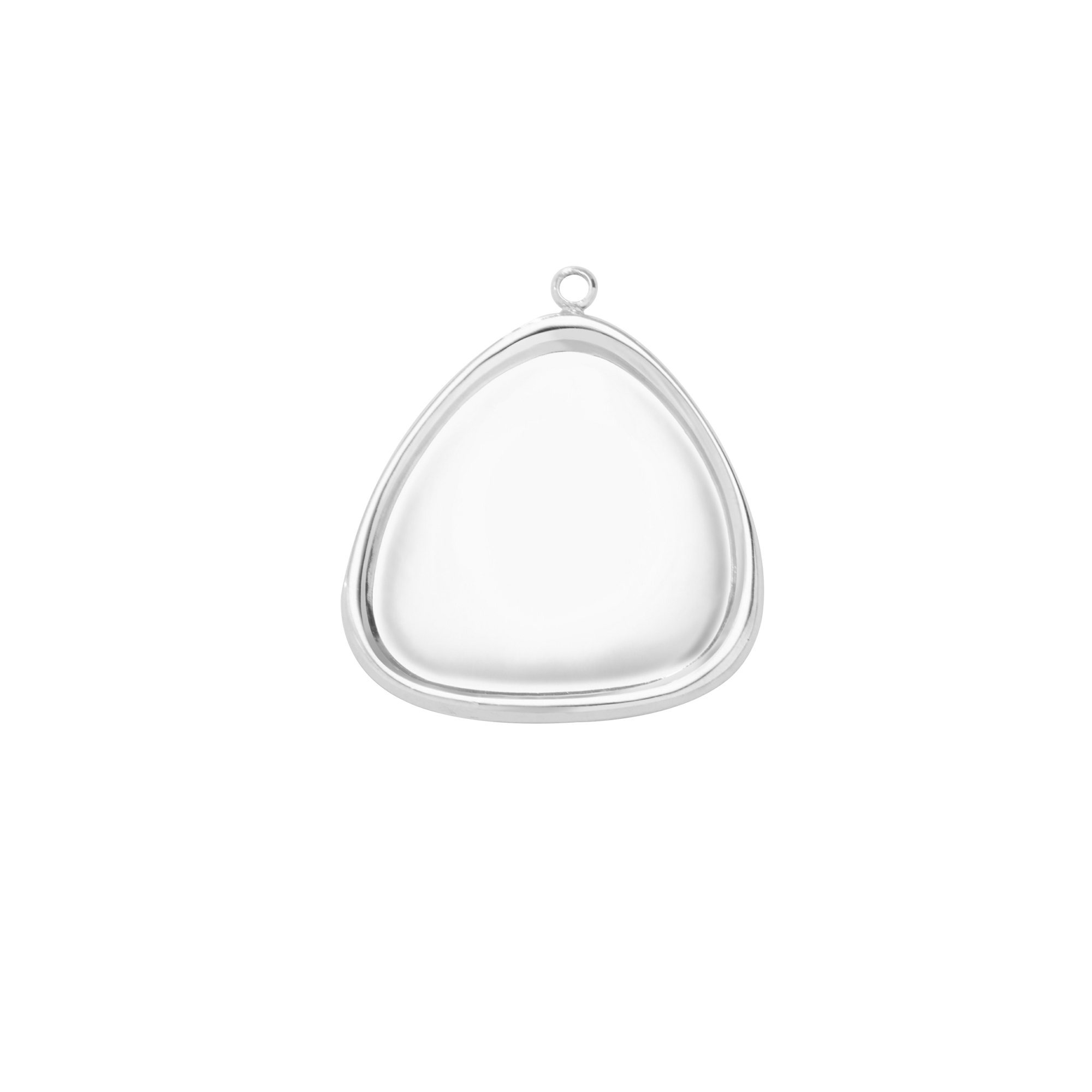 22MM Triangle Bezel Stainless Steel Pendant Settings,Yellow Gold Silver Pendant Charm,Minimalist Triangle Pendant,DIY Pendant Supplies 1431528 - Click Image to Close