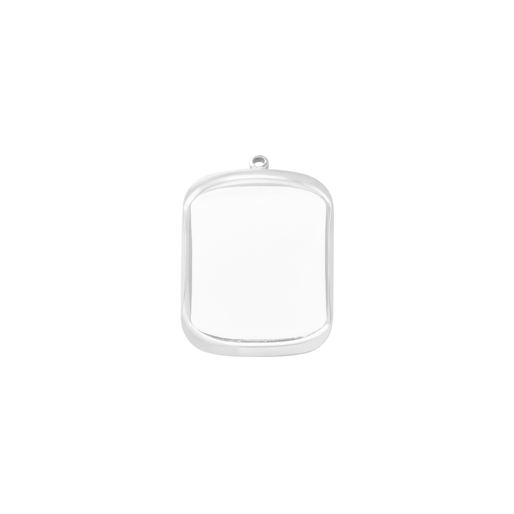 19x22MM Rectangle Bezel Stainless Steel Pendant Settings,Yellow Gold Silver Pendant Charm,Minimalist Pendant,DIY Pendant Supplies 1431530 - Click Image to Close