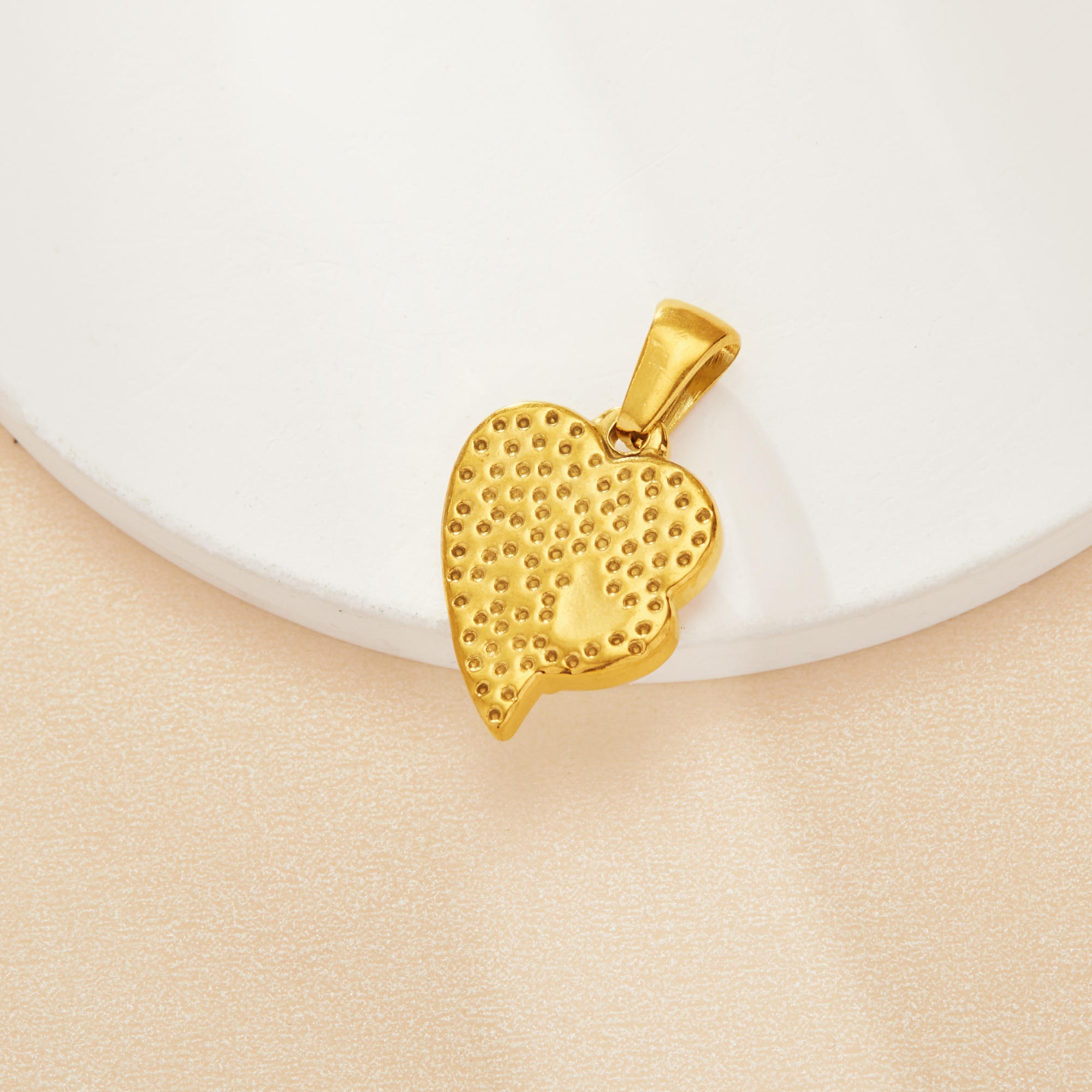 Heart Bezel Stainless Steel Pendant Settings,Gold Plated Stainless Steel Heart Pendant Charm,DIY Pendant Supplies 1431532