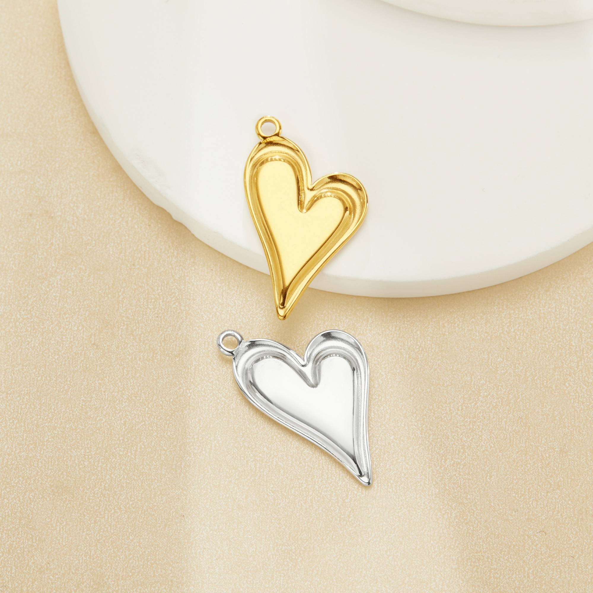 10x18MM Keepsake Breast Milk Resin Heart Bezel Pendant Settings,Simple Stainless Steel Heart Pendant Charm,DIY Pendant Supplies 1431536 - Click Image to Close