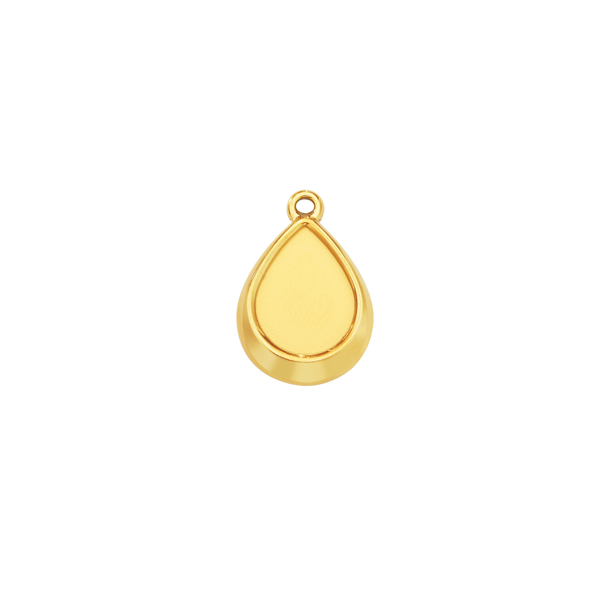 10x12MM Keepsake Breast Milk Resin Pear Bezel Pendant Settings,Minimalist Stainless Steel Pendant Charm,DIY Pendant Blank Supplies 1431539 - Click Image to Close