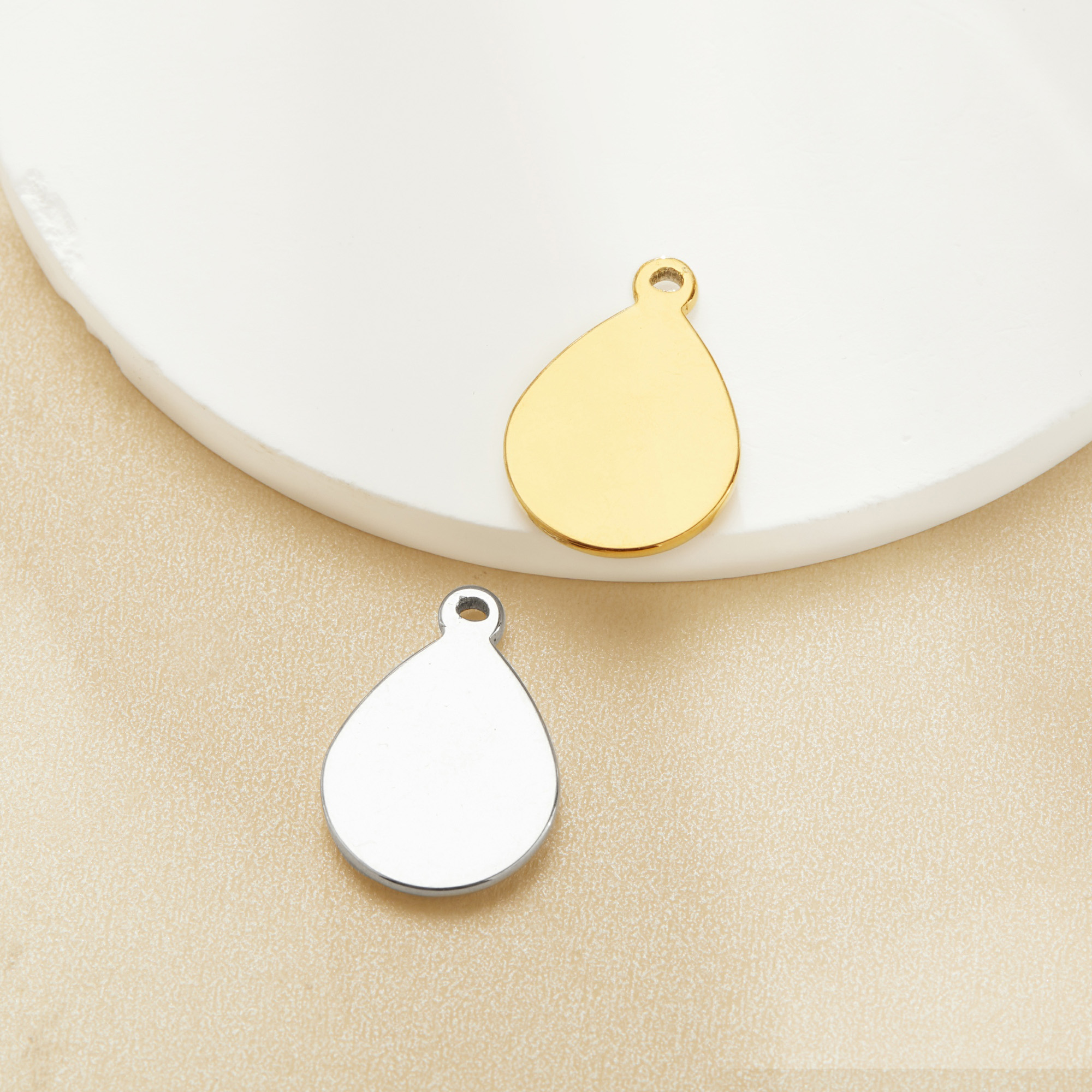 10x12MM Keepsake Breast Milk Resin Pear Bezel Pendant Settings,Minimalist Stainless Steel Pendant Charm,DIY Pendant Blank Supplies 1431539 - Click Image to Close