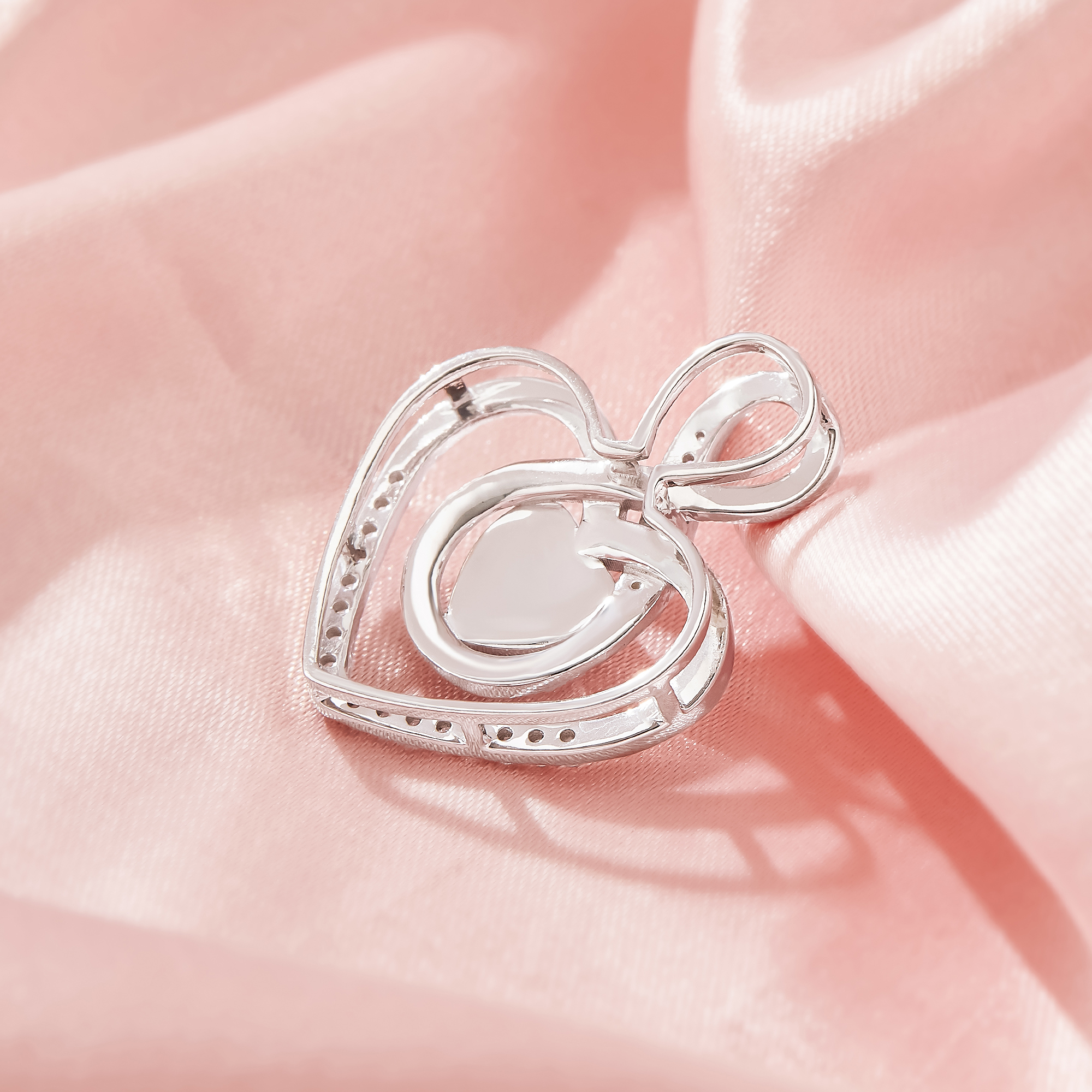 Keepsake Breast Milk Resin Heart Bezel Pendant Settings,Infinity Solid 14K 18K Gold Pendant Charm,Art Deco Heart Pendant,DIY Pendant Supplies 1431569