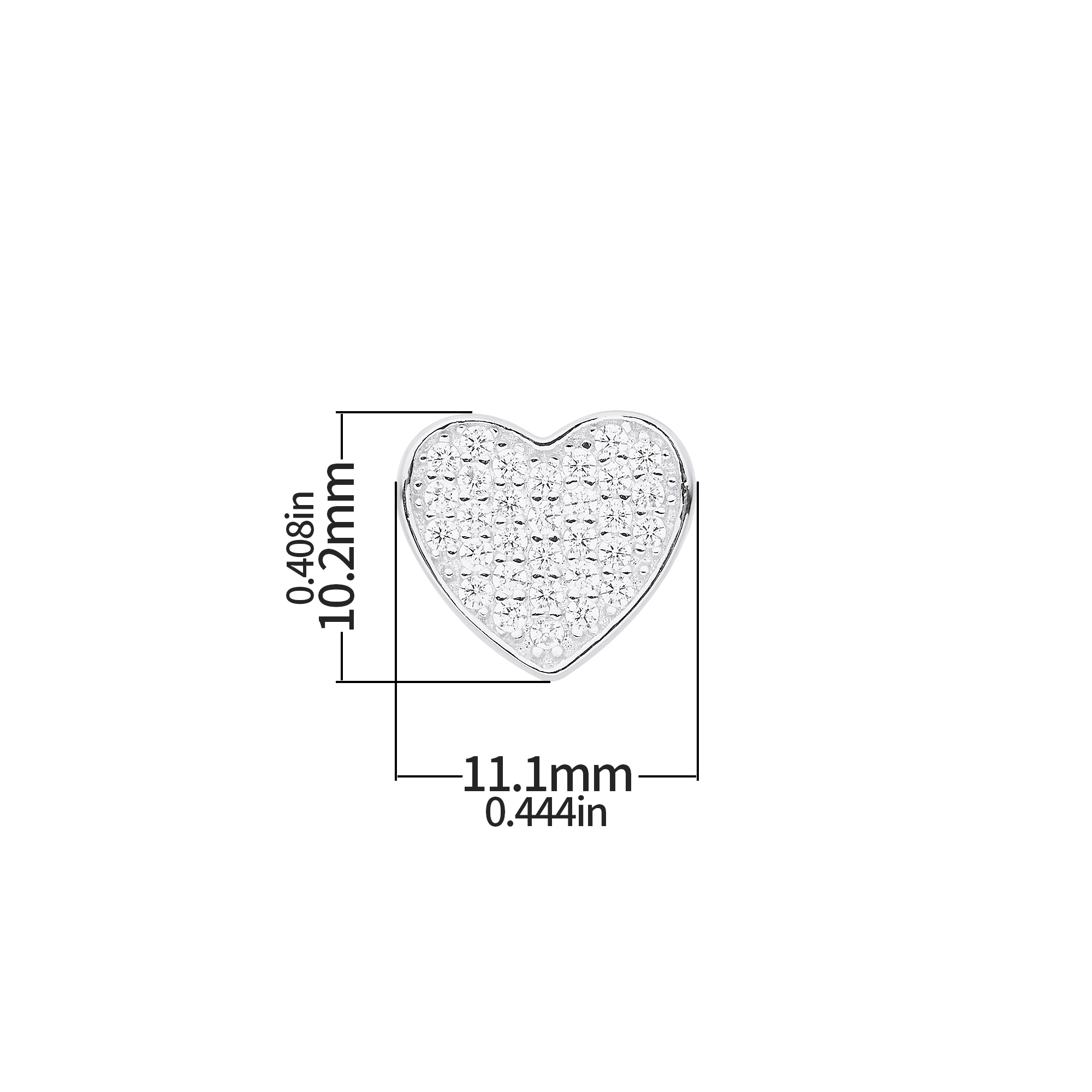 Keepsake Breast Milk Resin Heart Bezel Beads Settings,Double Sides Big Hole Solid 925 Sterling Silver Heart Pendant Beads with 4.5MM Hole,DIY Pendant Supplies 1431589