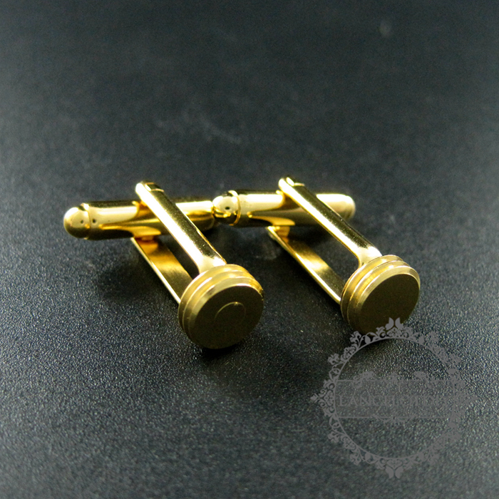 10pcs Screw Change Series 8mm screwed top bezel basic gold plated brass DIY cufflinks,cuff link supplies jewelry findings 1500054 - Click Image to Close