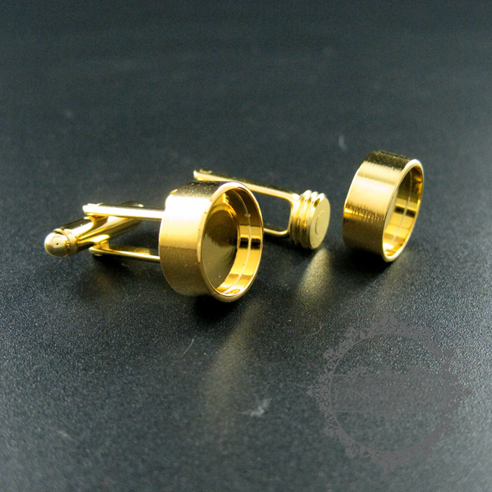 10pcs Screw Change Series 12mm setting size screwed top bezel gold plated brass DIY cufflinks,cuff link supplies jewelry findings 1500056 - Click Image to Close