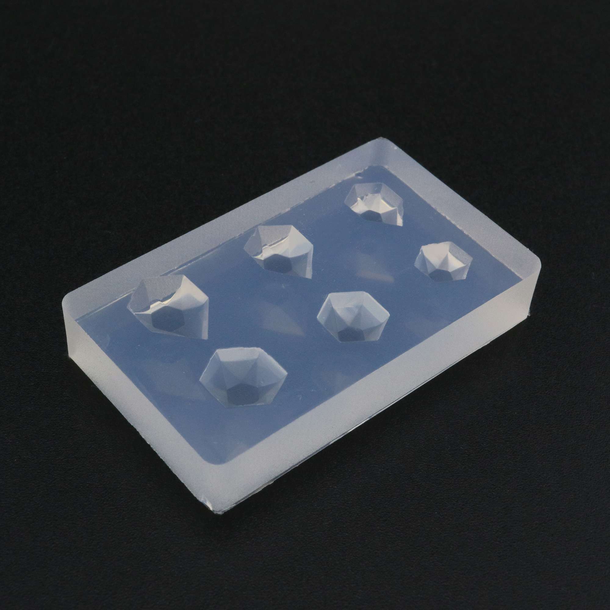 Facted Hexagon Breast Milk Cabochon Silicone Mold Epoxy Resin Keepsake DIY Jewelry Making Supplies 1507040 - Click Image to Close
