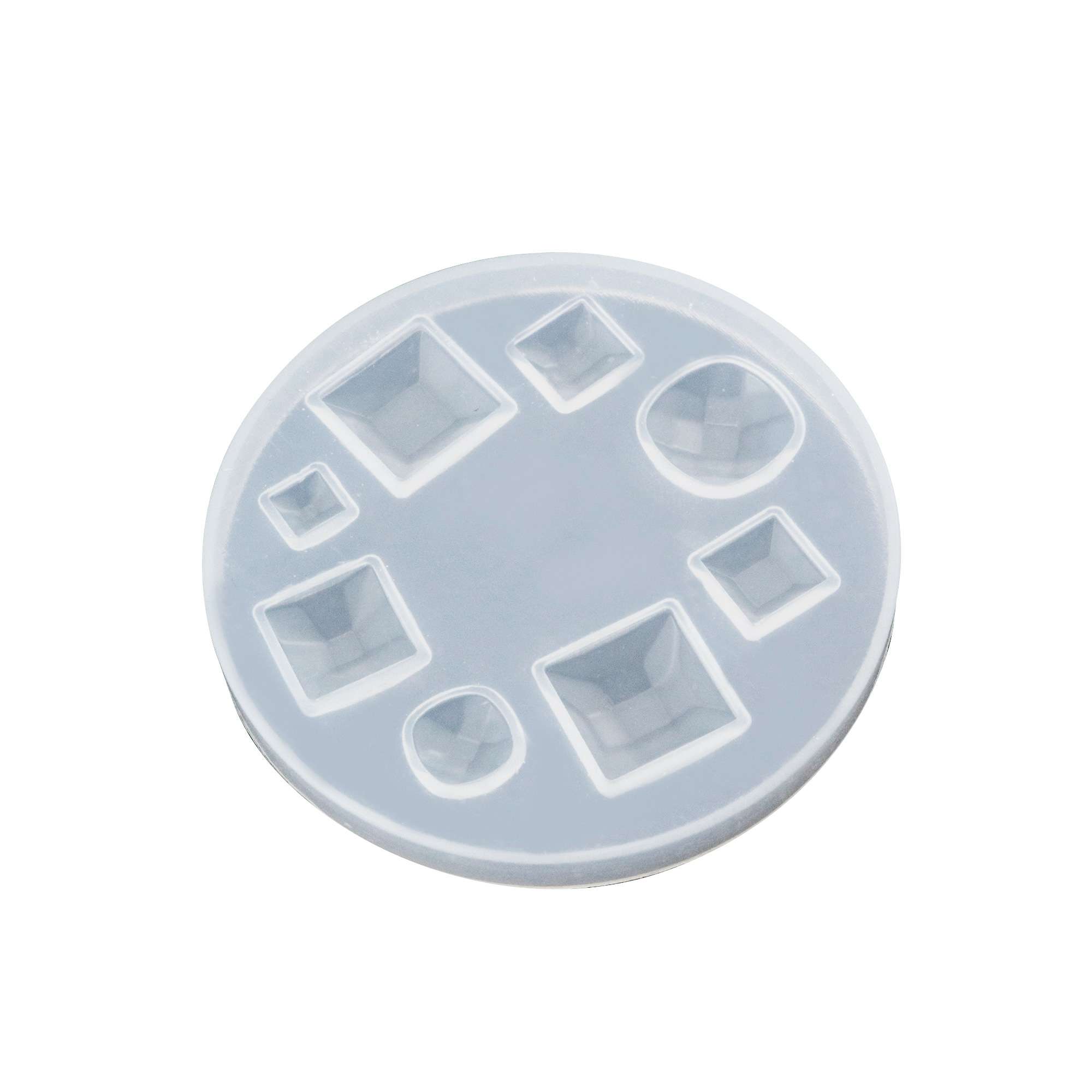 Facted Square Breast Milk Cabochon Silicone Mold Epoxy Resin Keepsake DIY Jewelry Making Supplies 1507046 - Click Image to Close