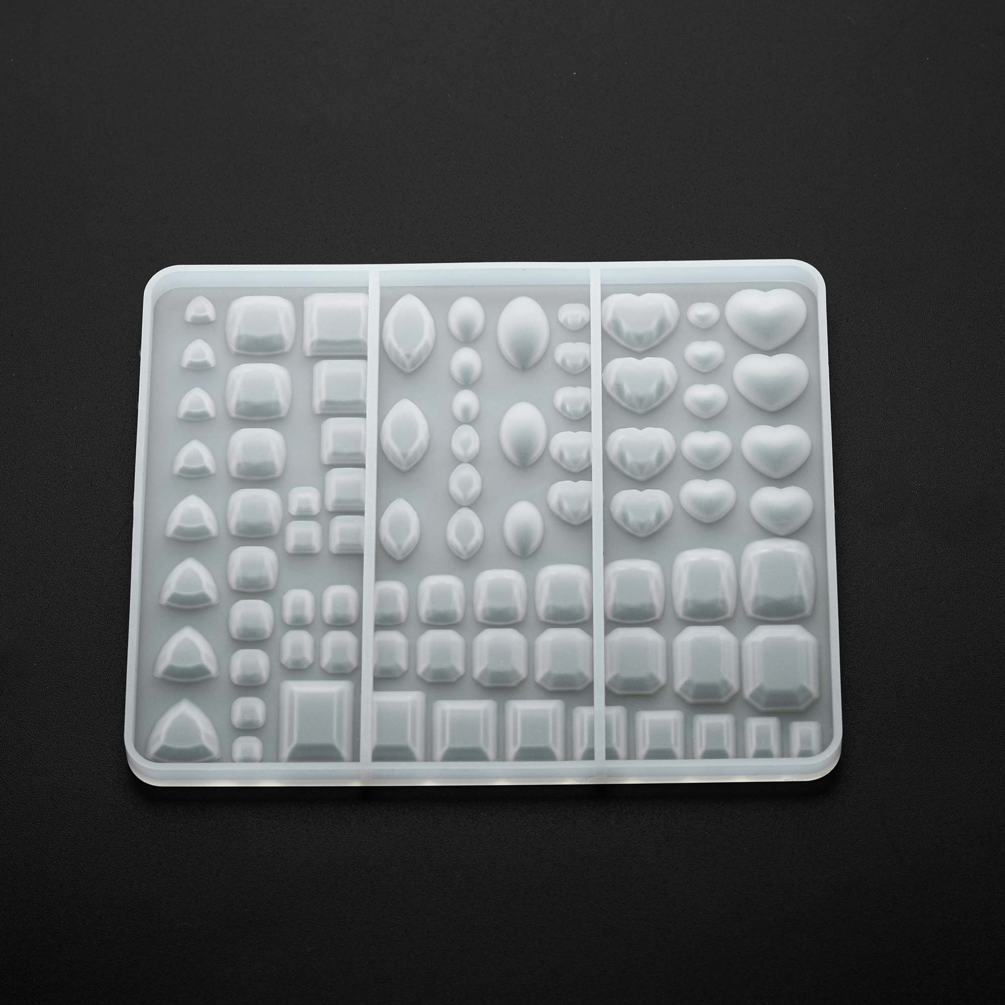 Breast Milk Faceted Cabochon Silicone Mold,Epoxy Resin Keepsake DIY Jewelry Mold,Heart,Marquise,Rectangle,Triangle,Square Mold 1507052 - Click Image to Close