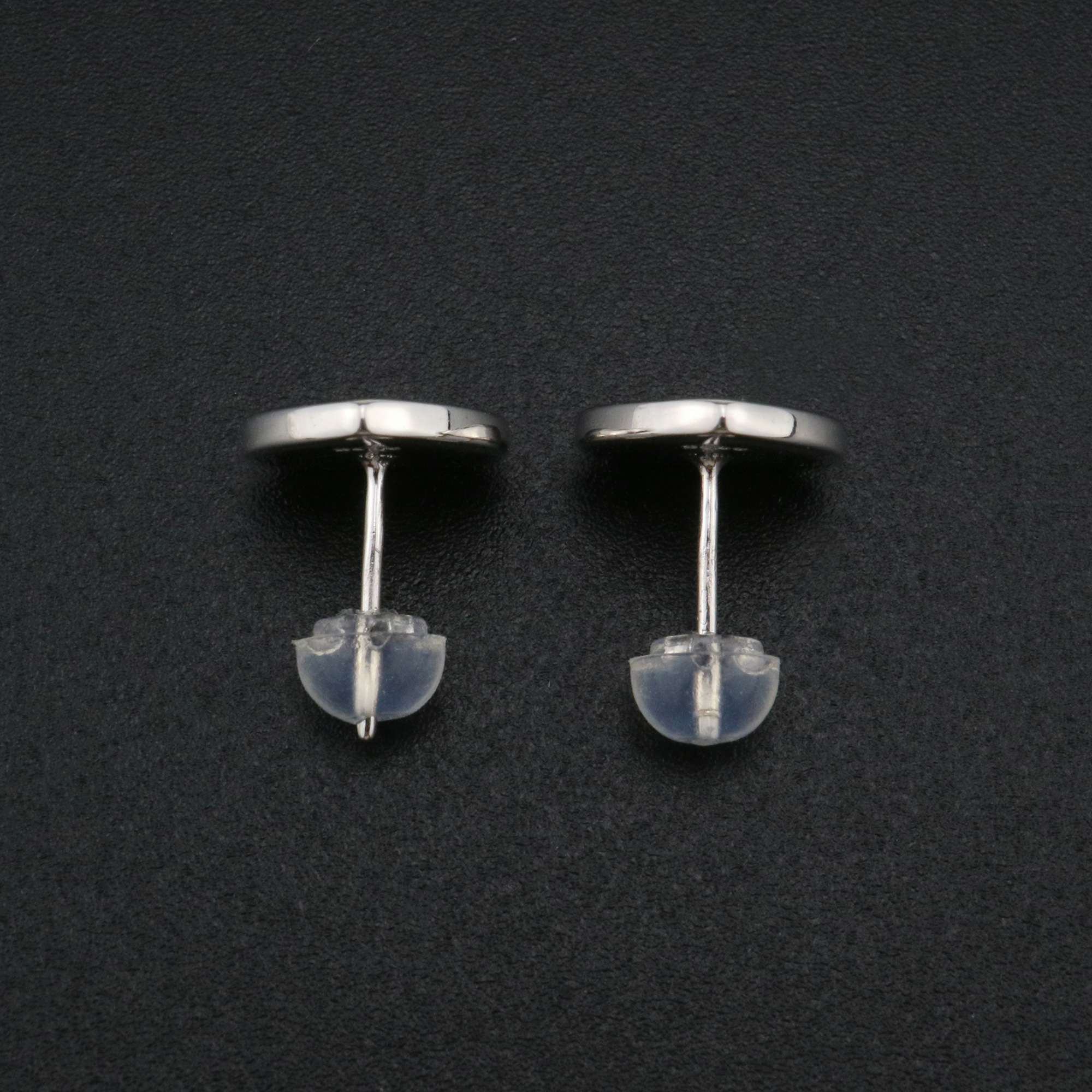 9MM Heart Bezel Settings Studs Earrings for Breastmilk Resin Solid Back 925 Sterling Silver Earrings DIY Supplies 1702224 - Click Image to Close