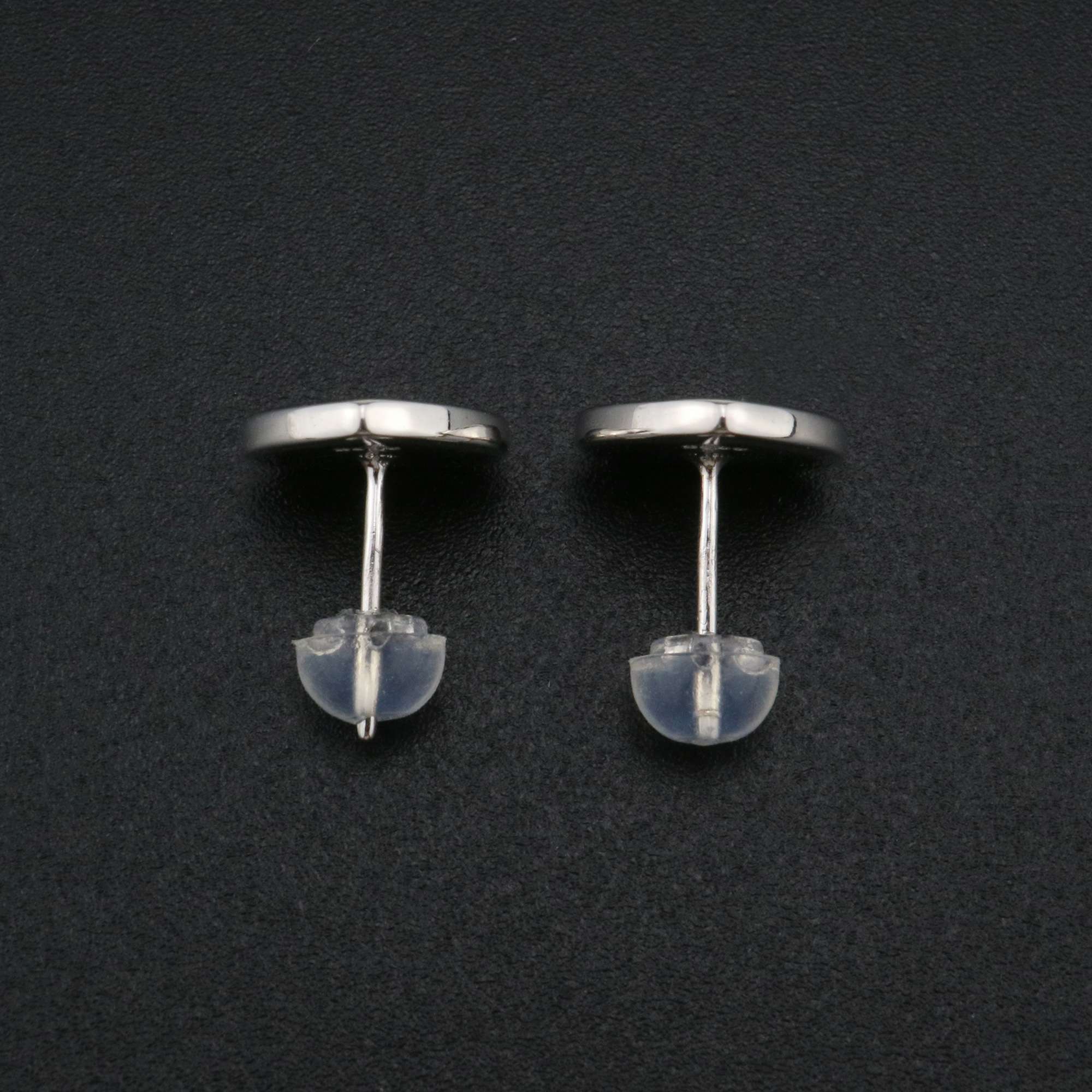 9MM Heart Bezel Settings Studs Earrings for Breastmilk Resin Solid Back 925 Sterling Silver Earrings DIY Supplies 1702224 - Click Image to Close