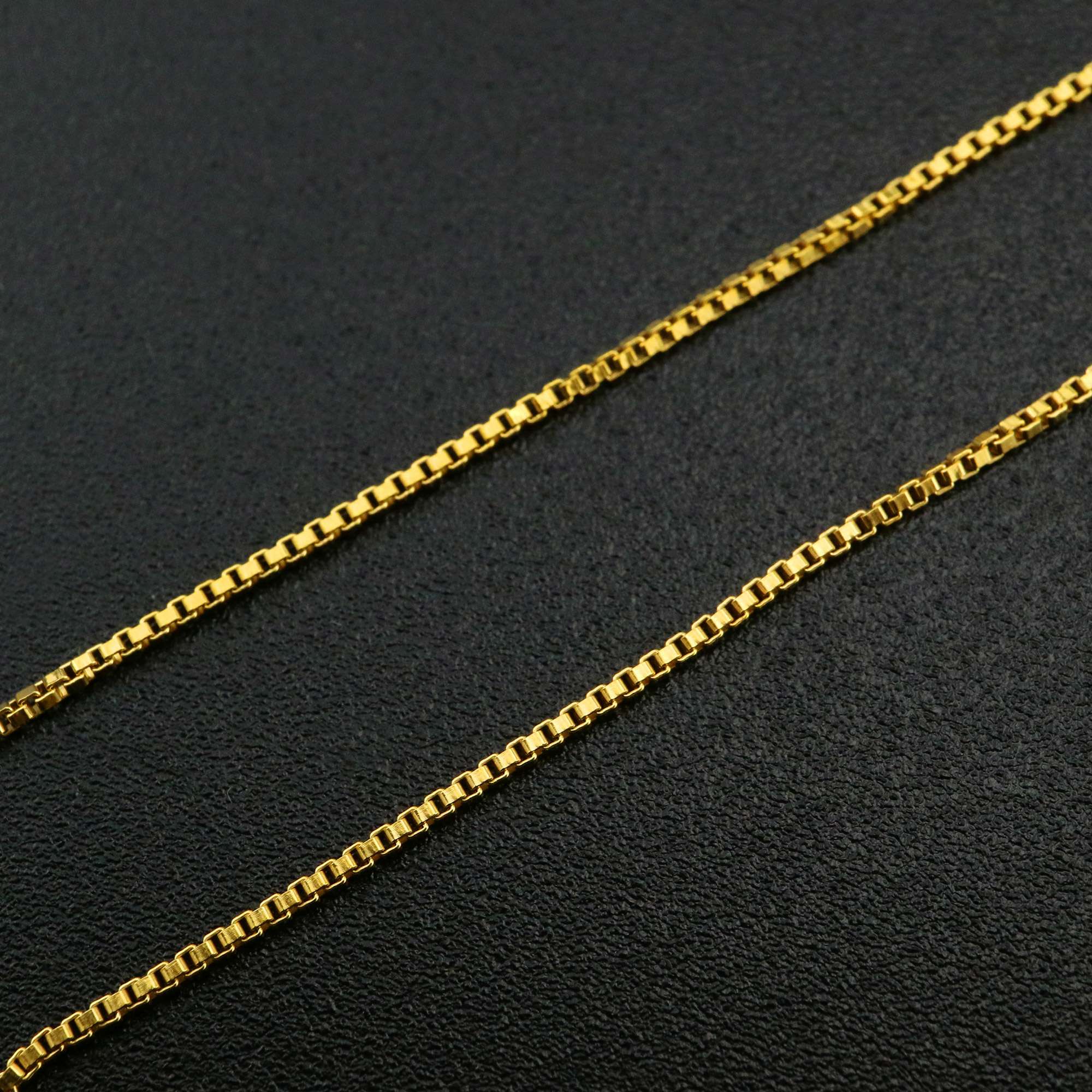 1Pair 14K Gold Filled Box Chain Wire Earrings with Open Loop DIY Supplies Findings for Beads 0.8MM Thick 80MM Long 1705069 - Click Image to Close