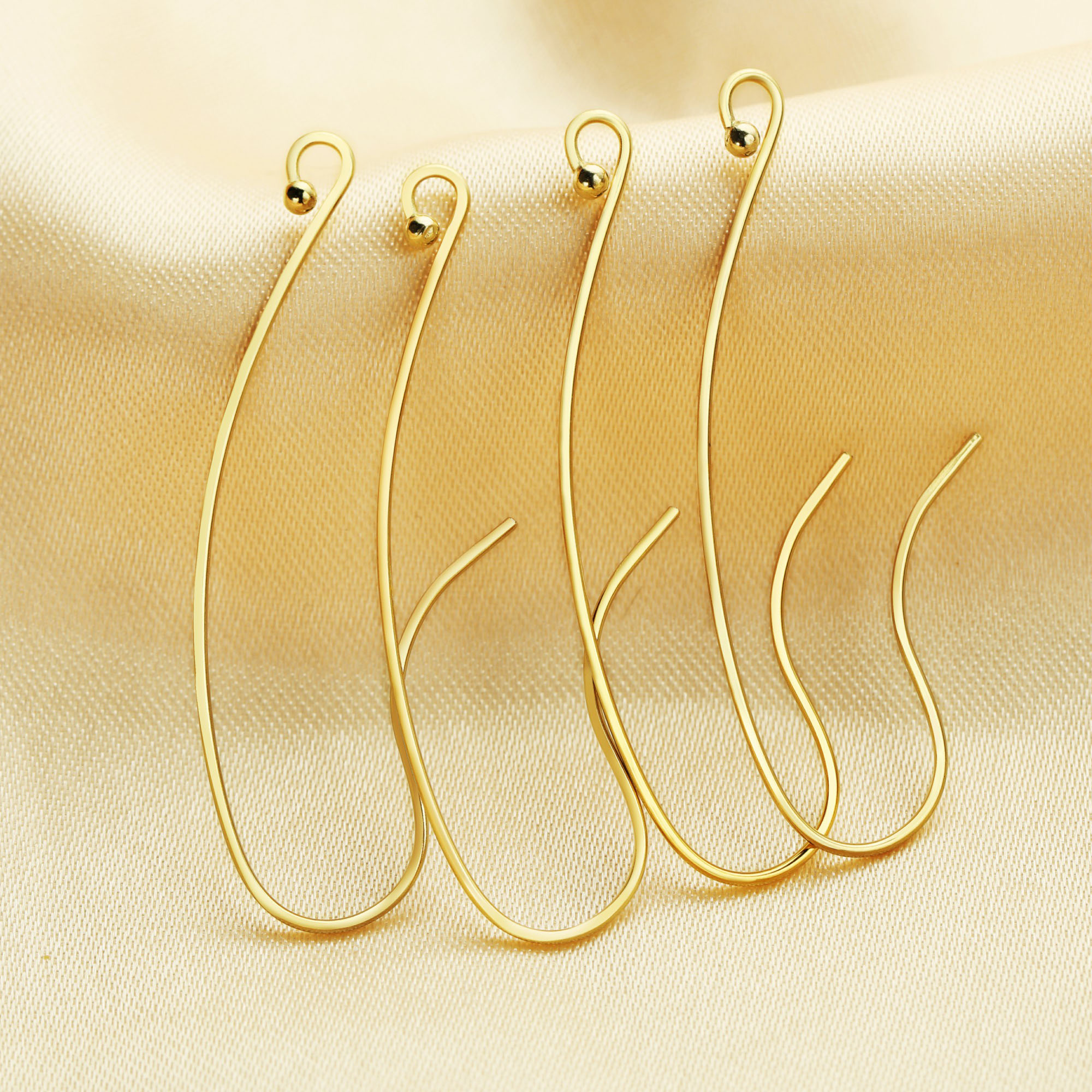 1Pair Ball End Hook Ear Wires With 1MM Ball,14k Gold Filled Ear Wires,Minimalist Earrings,DIY Earrings Supplies 1705078 - Click Image to Close