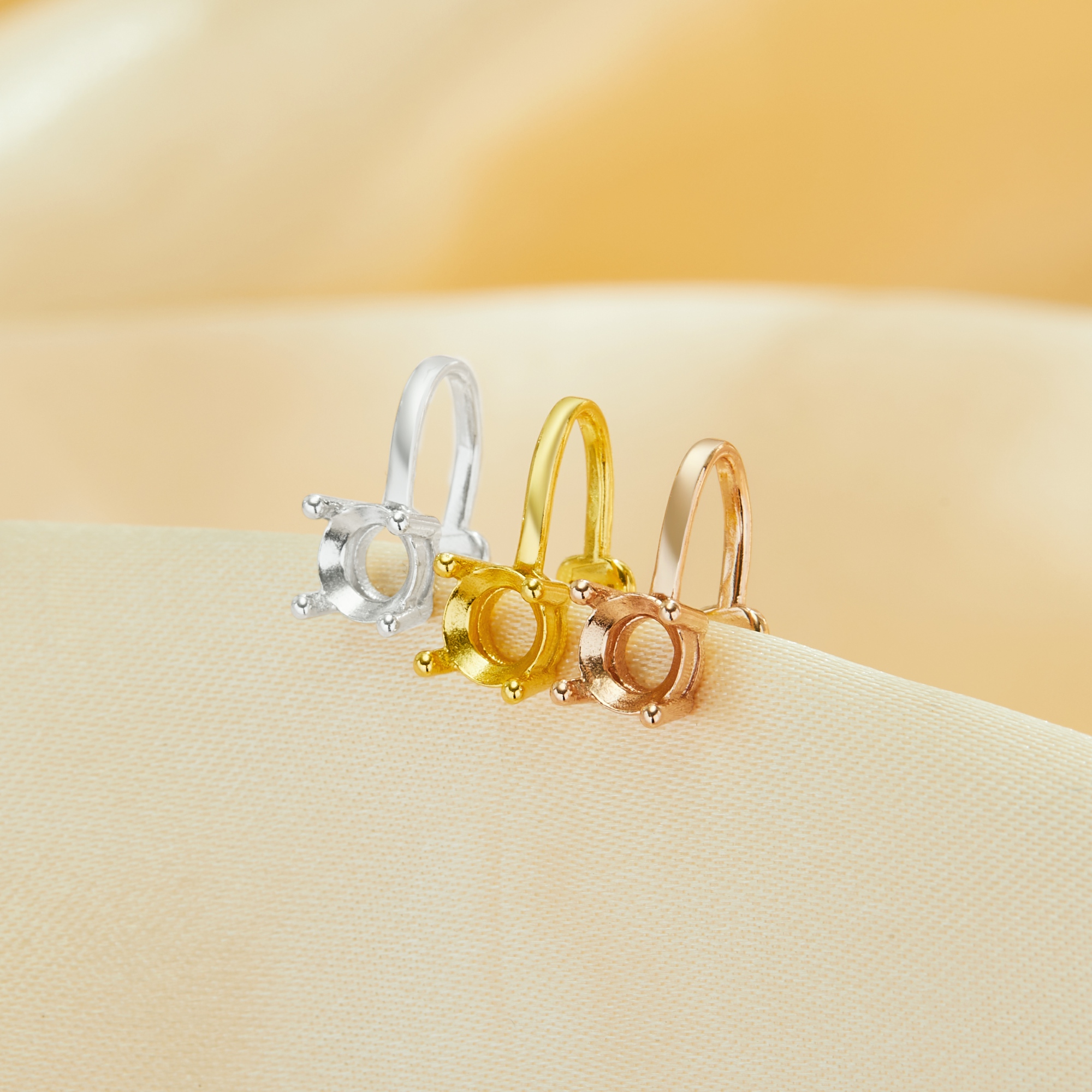 5MM Round Prong Clip Earrings Settings,Solid 925 Sterling Silver Rose Gold Plated Earrings,Minimalist Round Earrings,DIY Earrings Supplies 1706219 - Click Image to Close