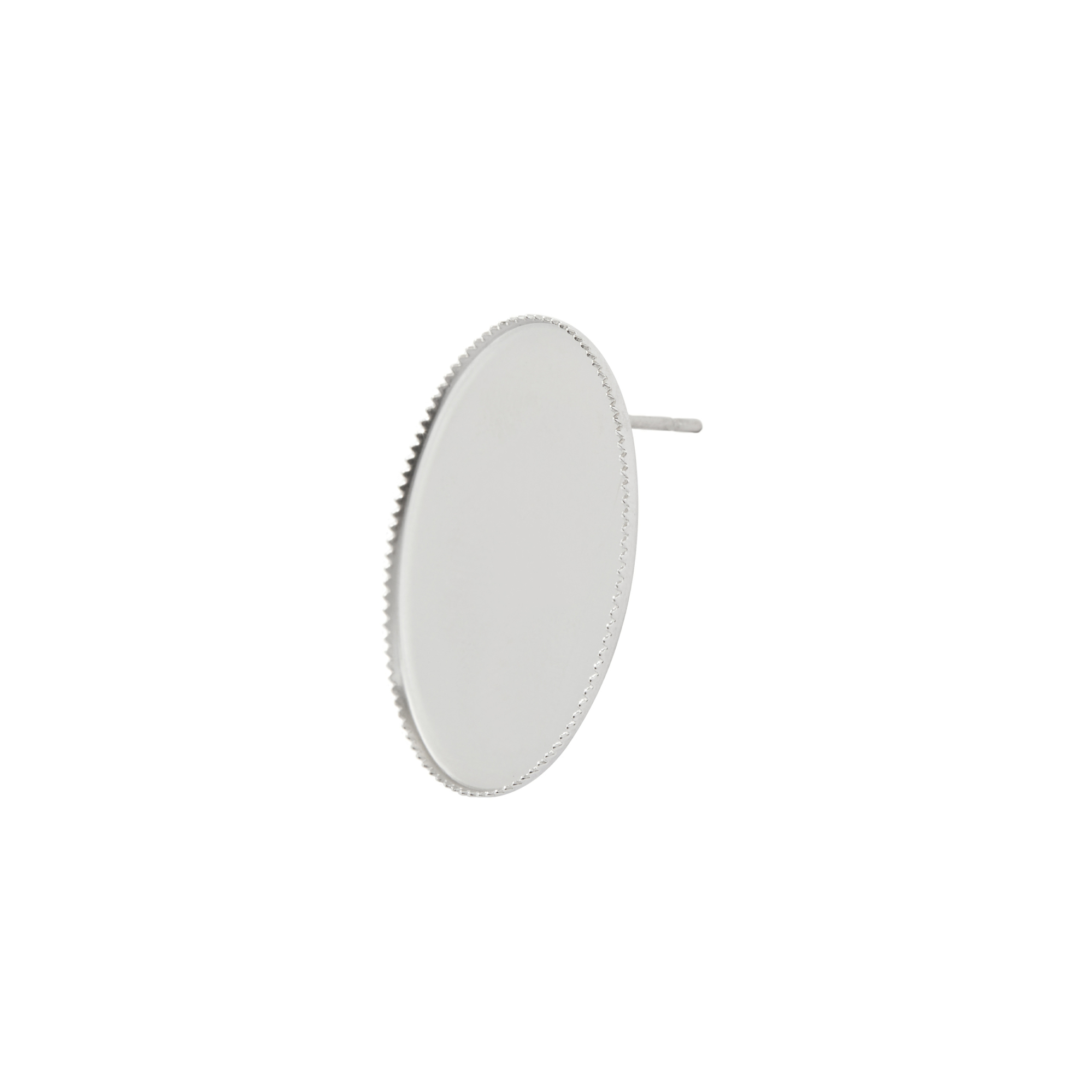 Oval Stainless Steel Studs Earrings Bezel Settings,Simple Oval Earrings,DIY Earrings Blank Supplies 1706227 - Click Image to Close