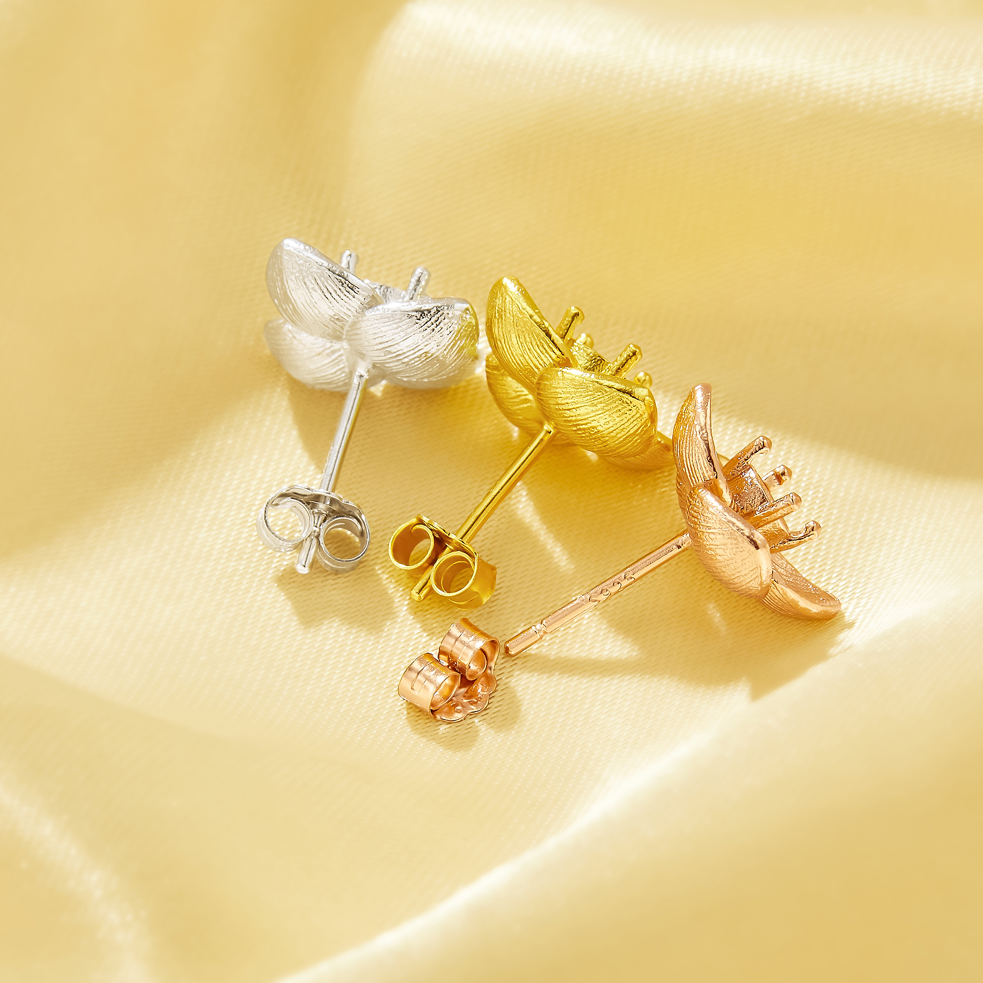 4MM Keepsake Breast Milk Resin Round prongs Studs Earrings Settings,Flower Solid 925 Sterling Silver Rose Gold Plated Earrings,DIY Earring Supplies 1706229 - Click Image to Close