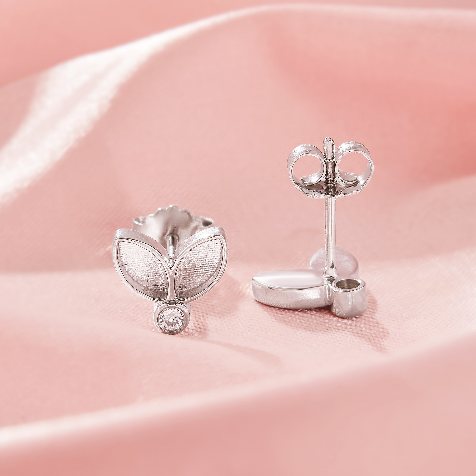 Keepsake Breast Milk Resin Double 3x6MM Marquise Bezel Studs Earrings Settings,Birthstone Solid 925 Sterling Silver Earrings,DIY Earring Supplies 1706230-1