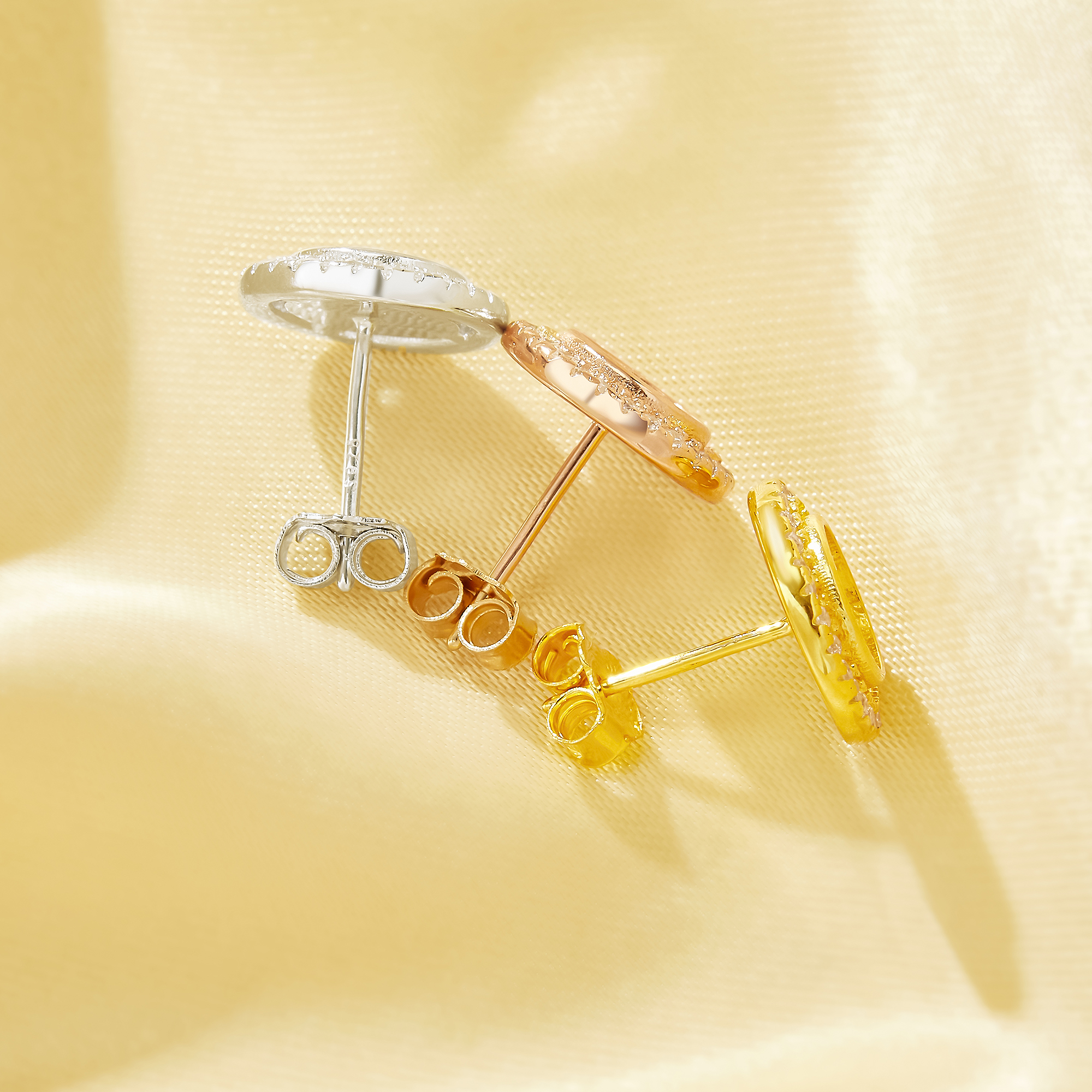 6MM Keepsake Breast Milk Resin Halo Round Bezel Studs Earrings Blank Settings,Solid 925 Sterling Silver Rose Gold Plated Earrings,DIY Earring Supplies 1706246