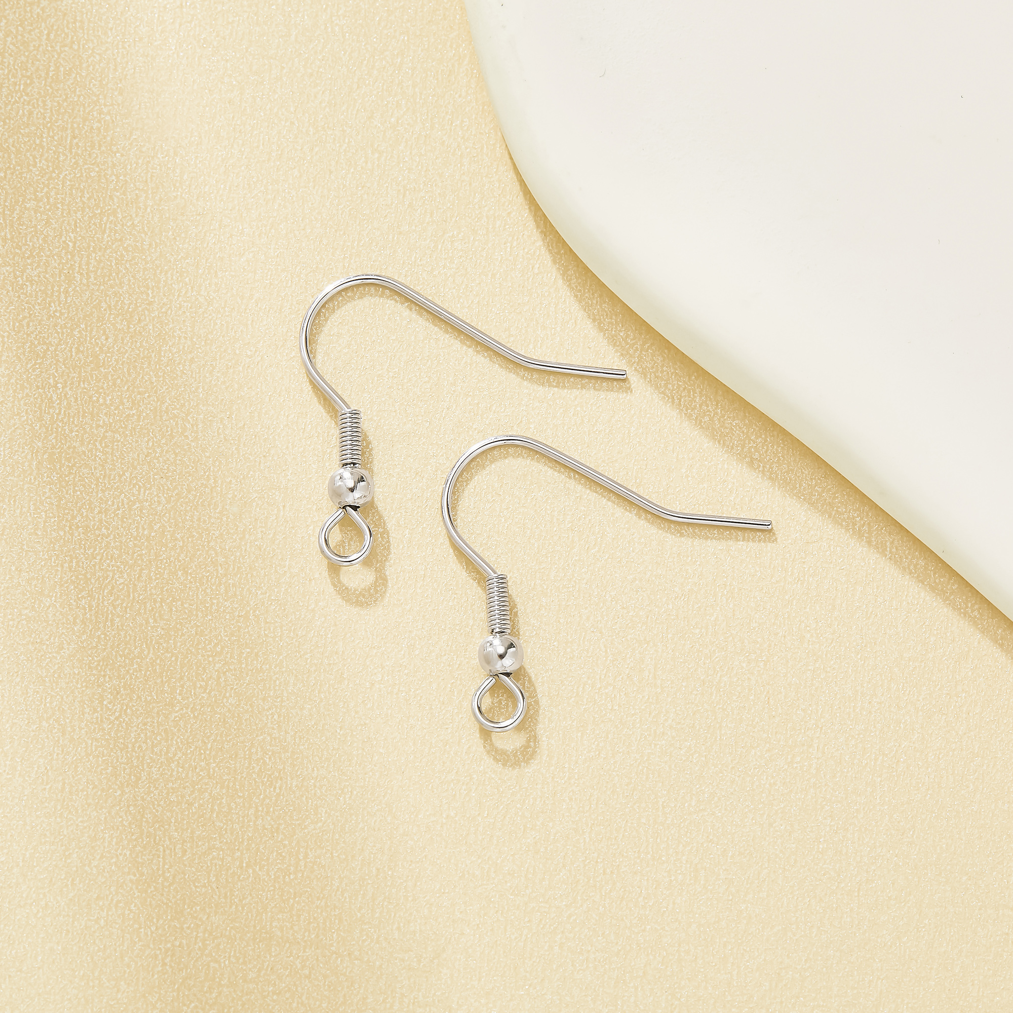 10Pcs 316L Stainless Steel Hook Earrings With Loop,Rose Gold Plated DIY Minimalist Earring Blank Supplies 1706254