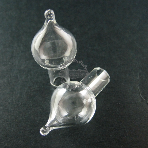 5pcs 15x35mm water drop glass bulb dome vial pendant charm wish charm DIY jewelry supplies 1800135 - Click Image to Close