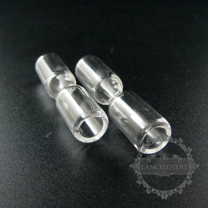 5pcs 12x50mm sandglass bottle 8mm mouth hourglass timer perfume vial pendant wish charm DIY supplies 1800215 - Click Image to Close