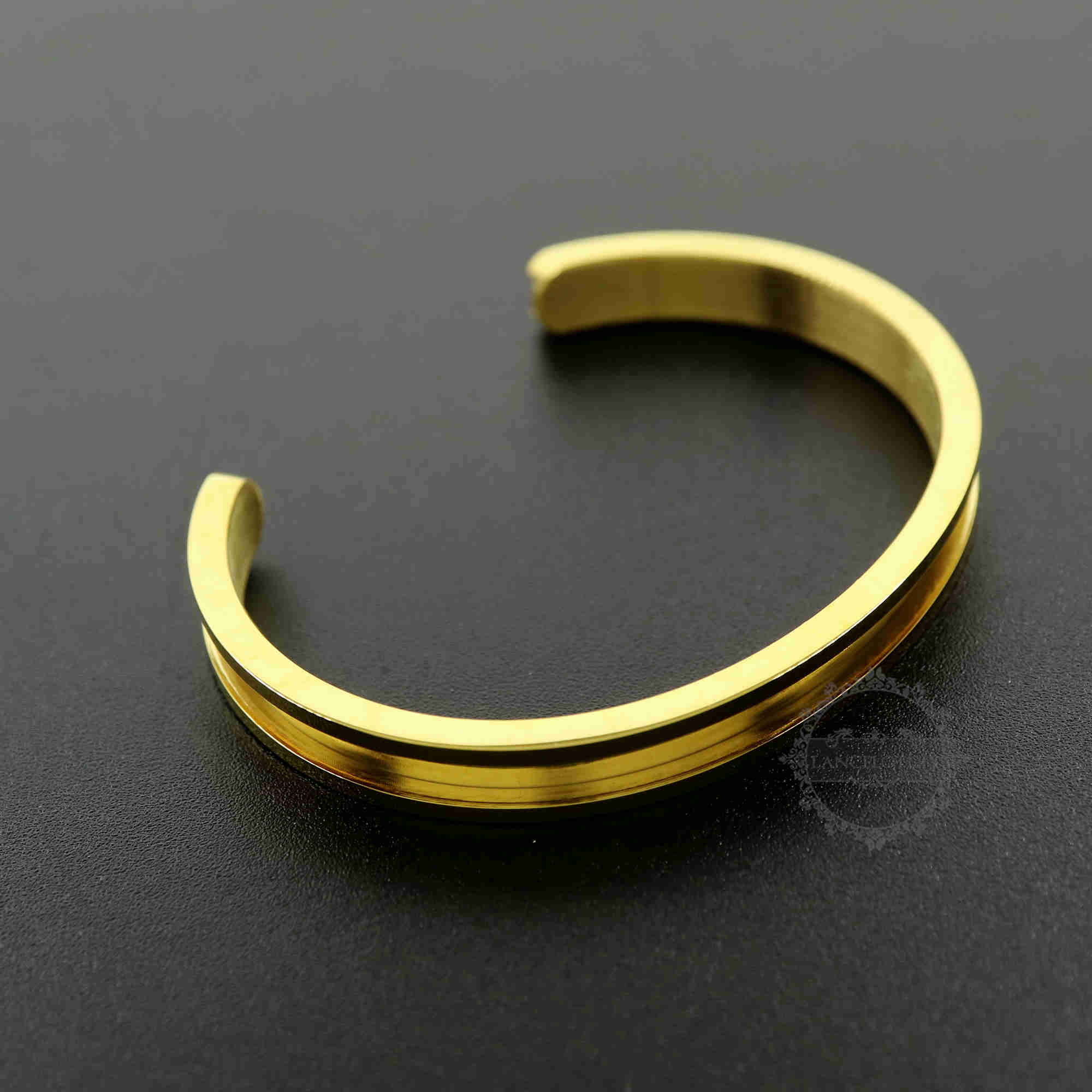 1Pcs 7x57MM Silver,Gold,Rose Gold Stainless Steel Bracelet Bangle with 4MM Width 1.5MM Depth Bezel DIY Supplies 1900175 - Click Image to Close