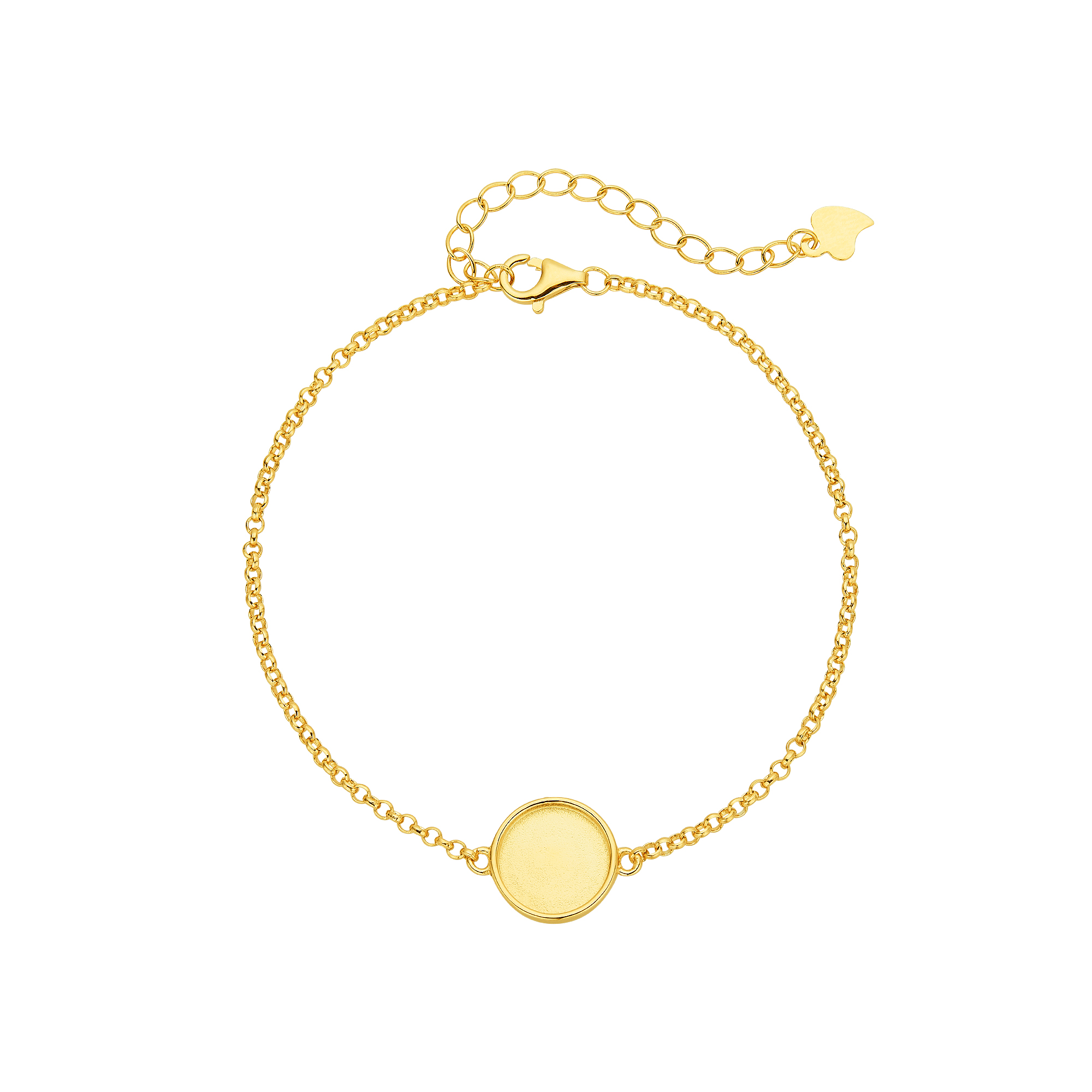 10MM Keepsake Breast Milk Resin Round Bezel Bracelet Settings,Solid 925 Sterling Silver Rose Gold Plated Bracelet,DIY Bracelet Supplies 7.2''+2'' 1900317 - Click Image to Close