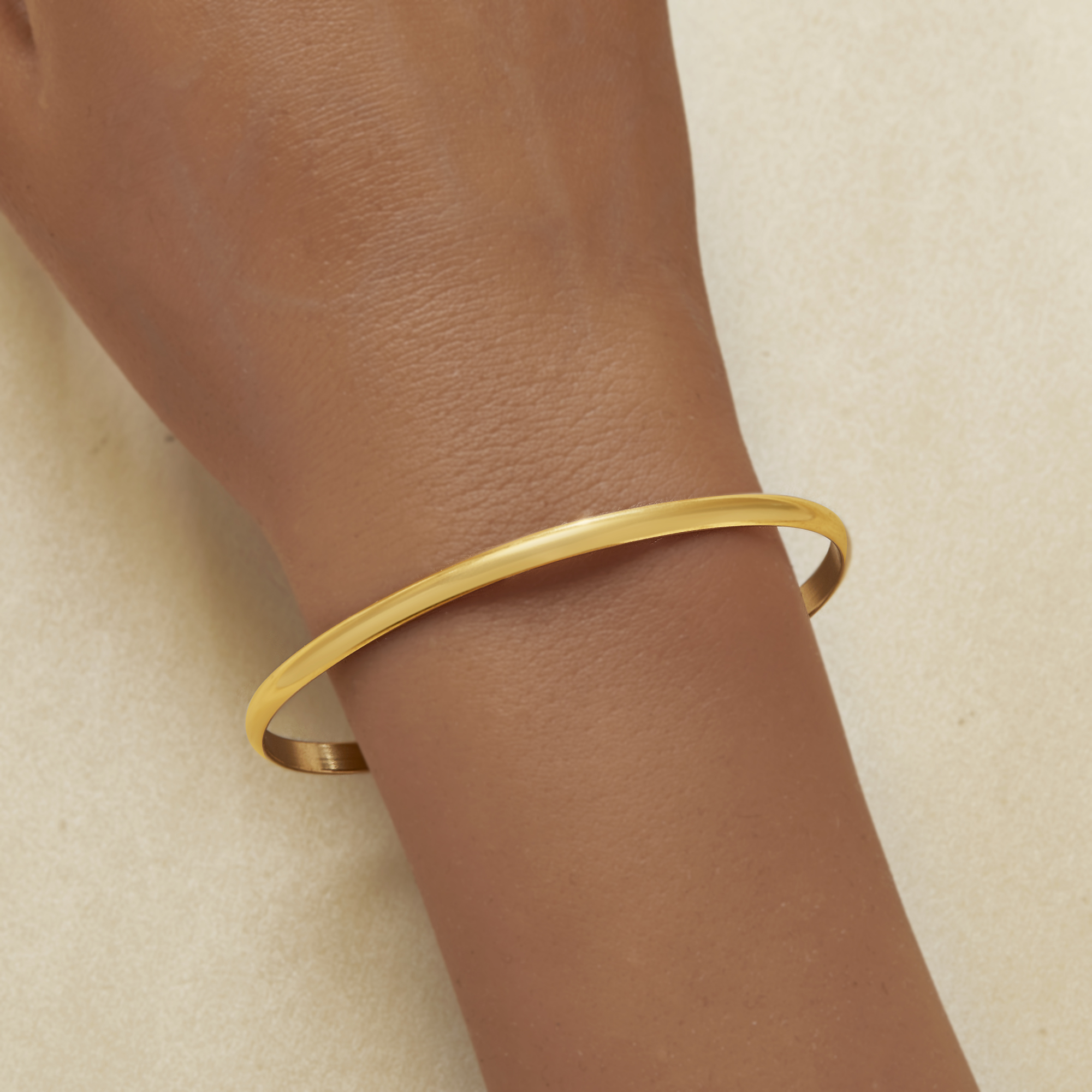 3.7MM Thick Stainless Steel Wire Bangle Bracelet,Rose Gold,Black,Silver,Minimalist Bracelet,DIY Bracelet Supplies 1900351