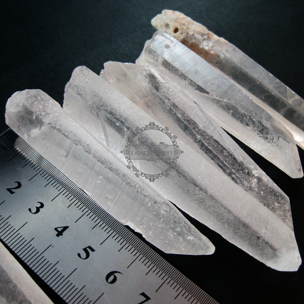 1pcs 45-70mm long organic nugget random shape natural rock crystal quartz stick loose beads findings supplies 3000025 - Click Image to Close