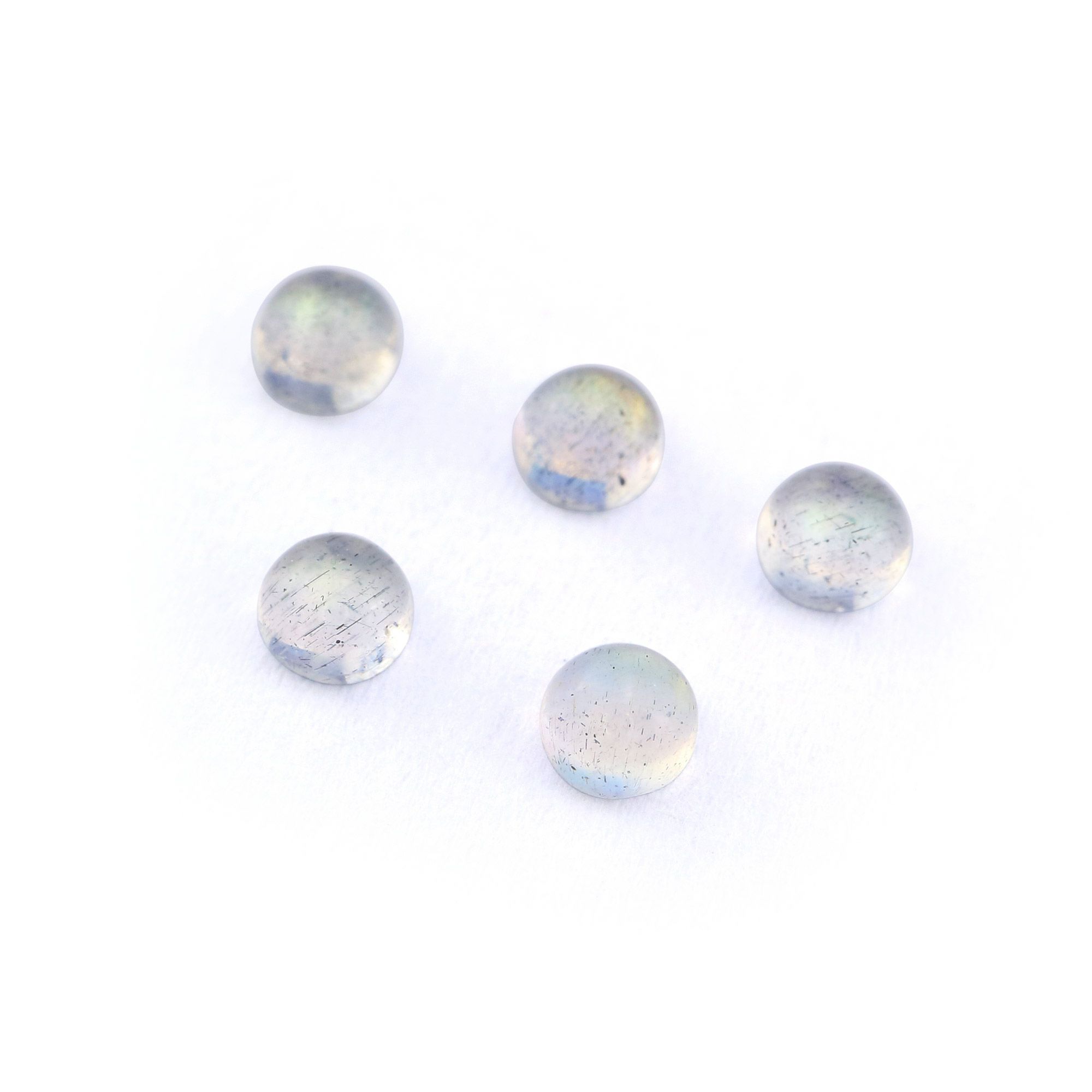 3MM Labradorite Round Cabochon Natural Gemstone for DIY Jewelry Supplies 4110163 - Click Image to Close