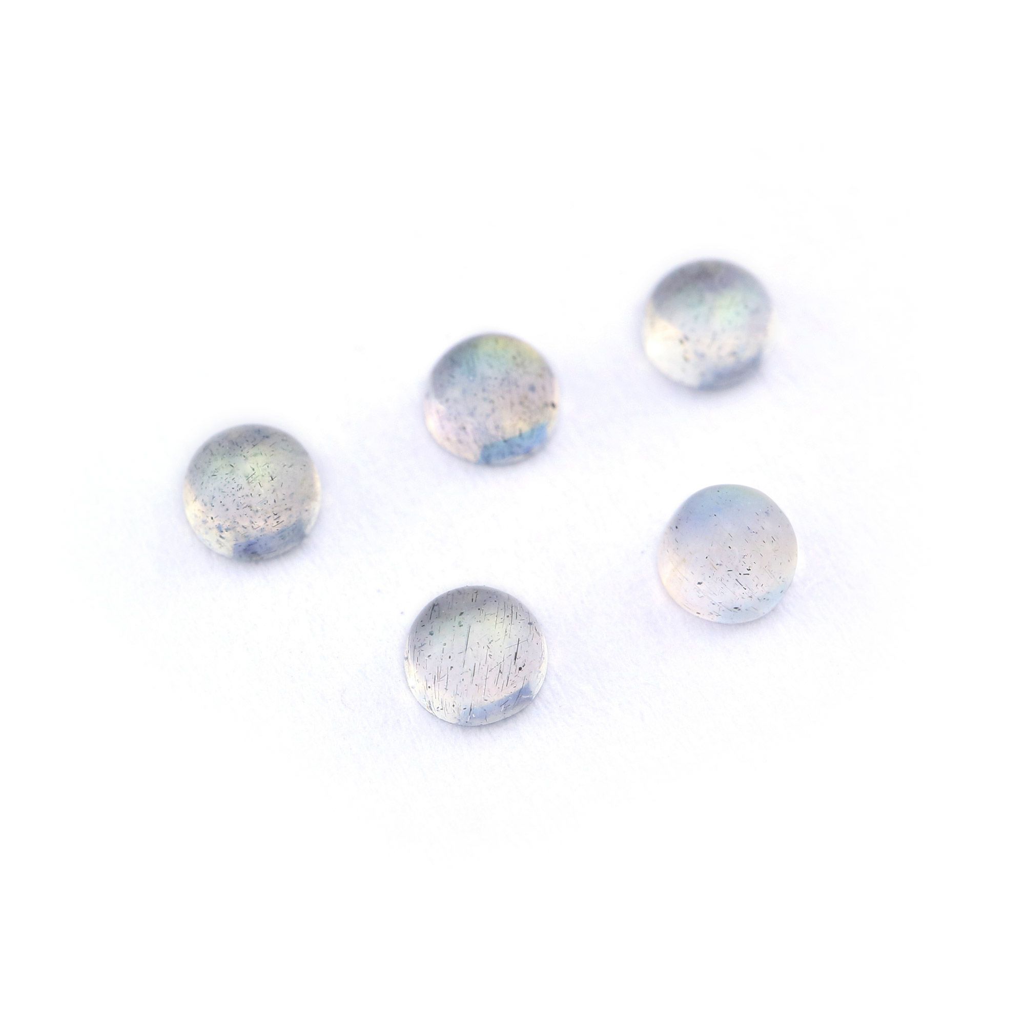 3MM Labradorite Round Cabochon Natural Gemstone for DIY Jewelry Supplies 4110163 - Click Image to Close