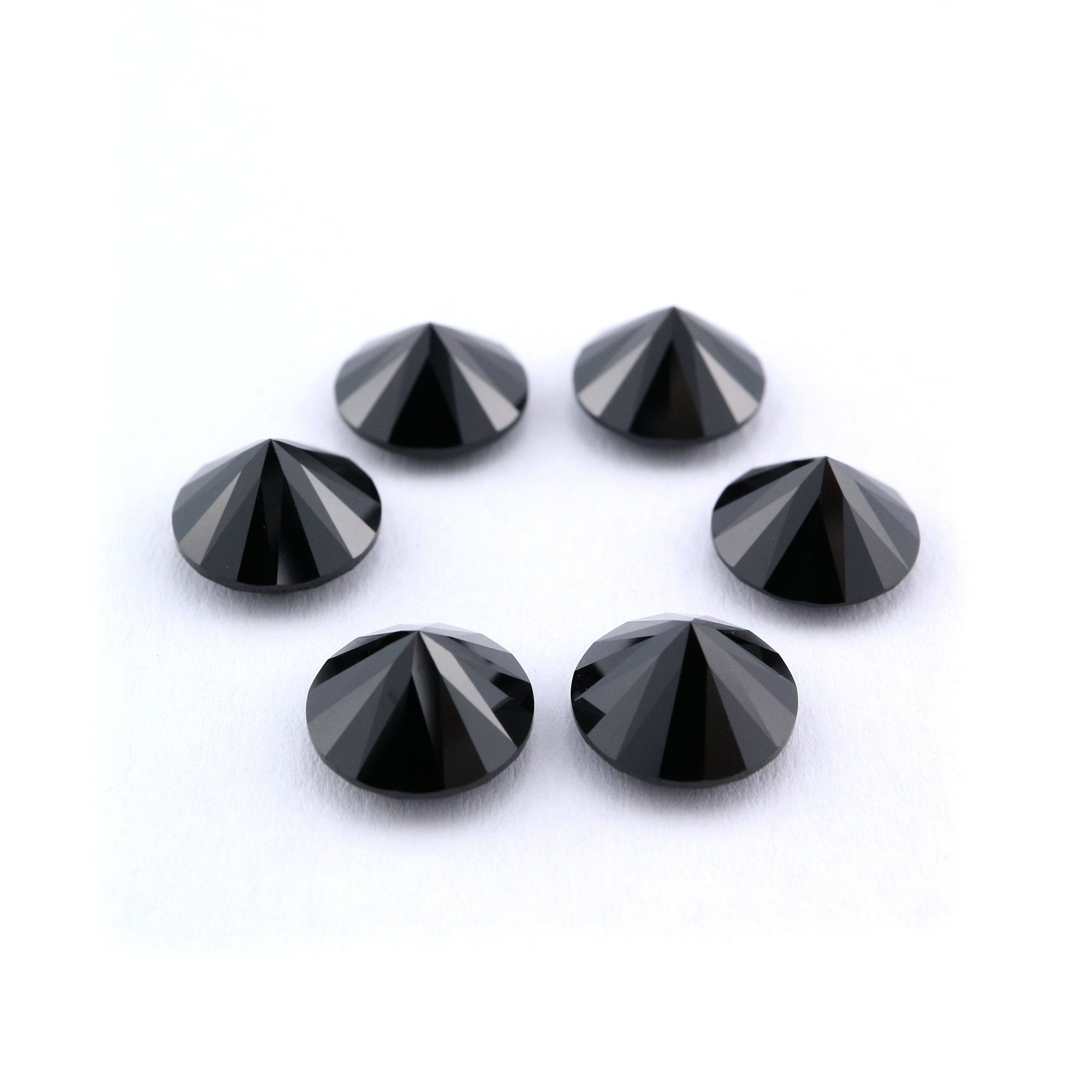 1Pcs 1-9MM Round Black Spinel Faceted Cut Loose Gemstone Natural Semi Precious Stone DIY Jewelry Supplies 4110164 - Click Image to Close