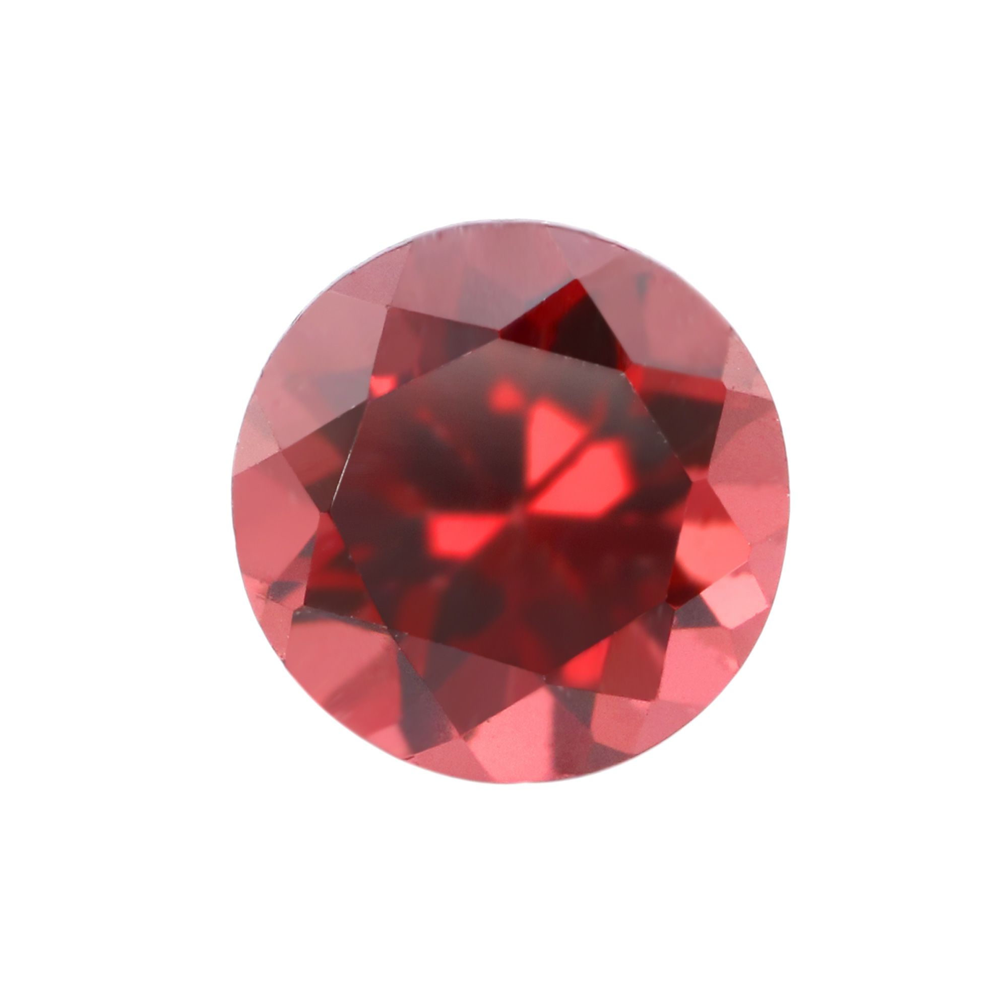 1Pcs Round Red Garnet January Birthstone Faceted Cut Loose Gemstone Nature Semi Precious Stone DIY Jewelry Supplies 4110168 - Click Image to Close