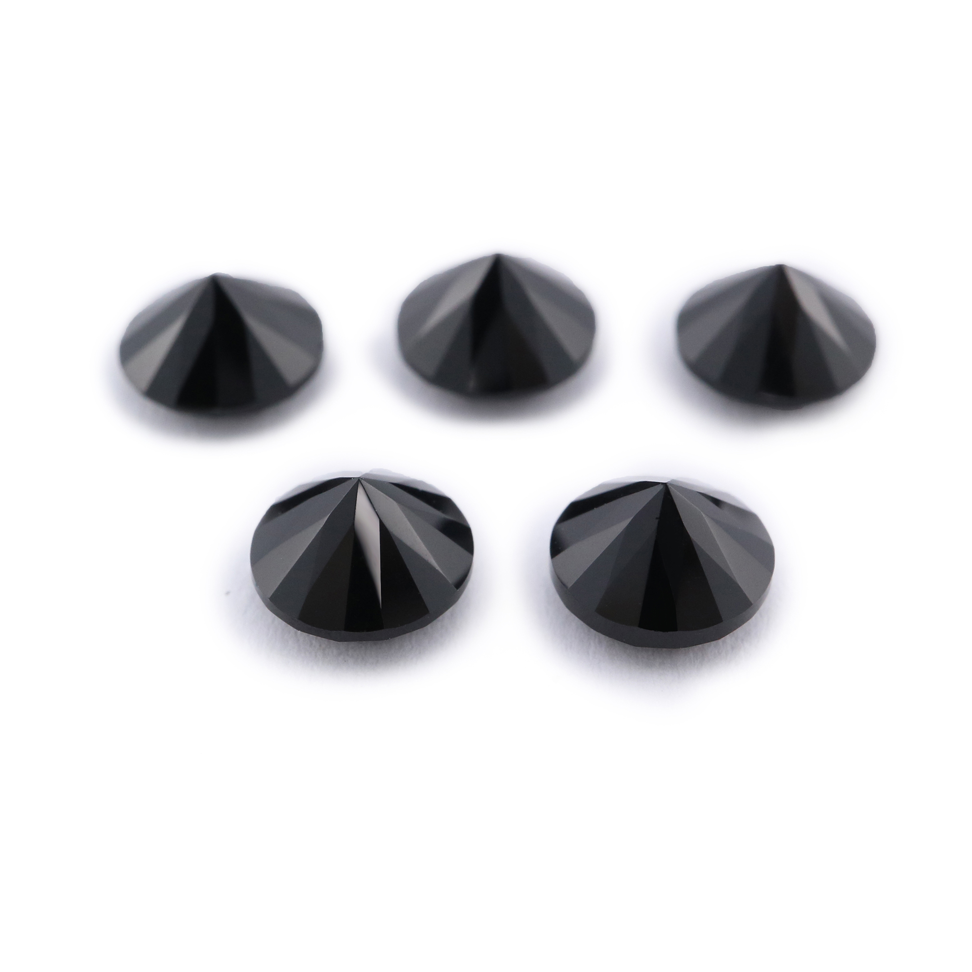 1Pcs Natural Round Black Onyx Faceted Cut Loose Gemstone Nature Semi Precious Stone DIY Jewelry Supplies 4110170 - Click Image to Close