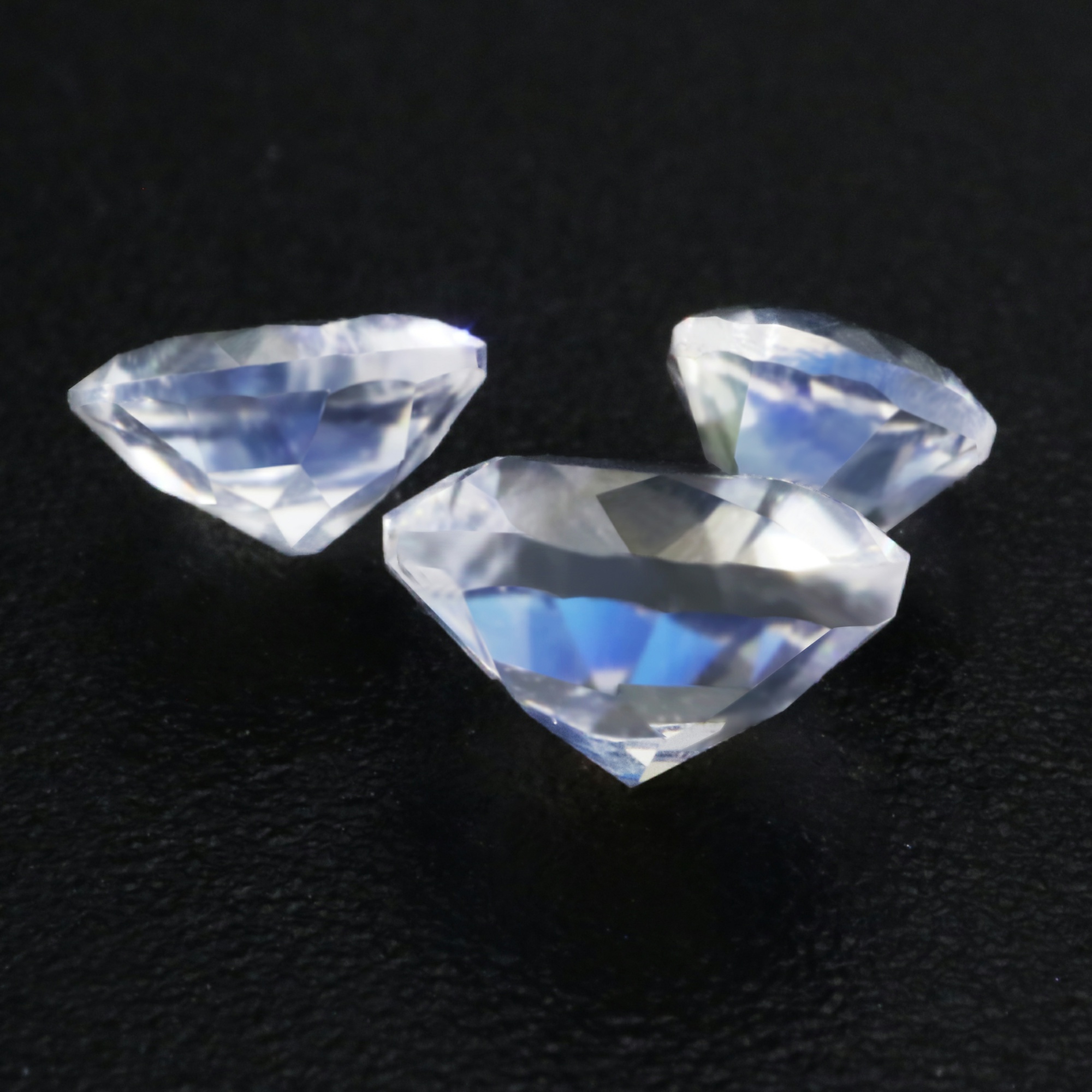 1Pcs Round Blue Moonstone June Birthstone Faceted Cut AAA Grade Loose Gemstone Natural Semi Precious Stone DIY Jewelry Supplies 4110174 - Click Image to Close